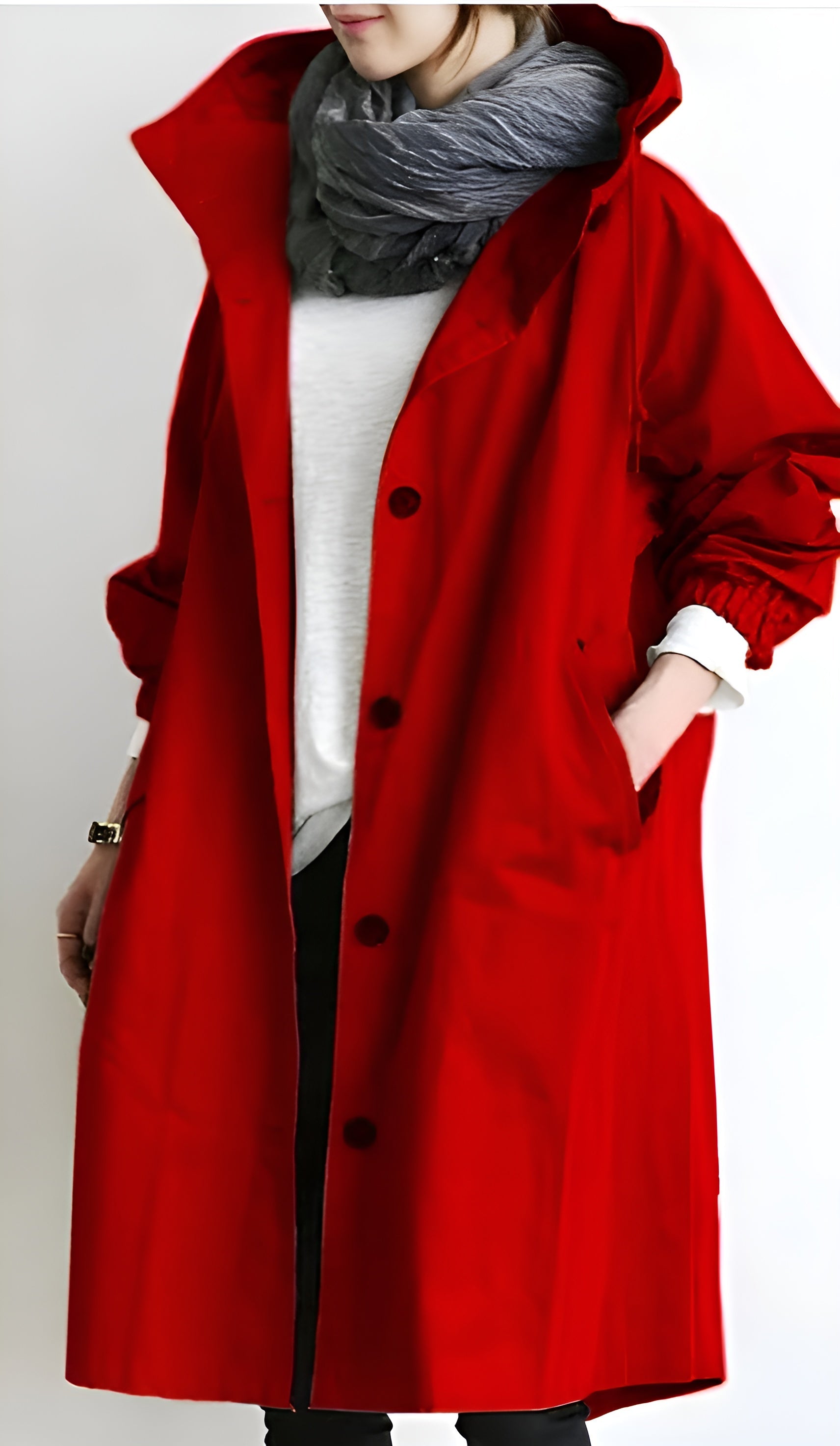 Josefine Coat - Waterdichte Trenchcoat met Capuchon voor Dames