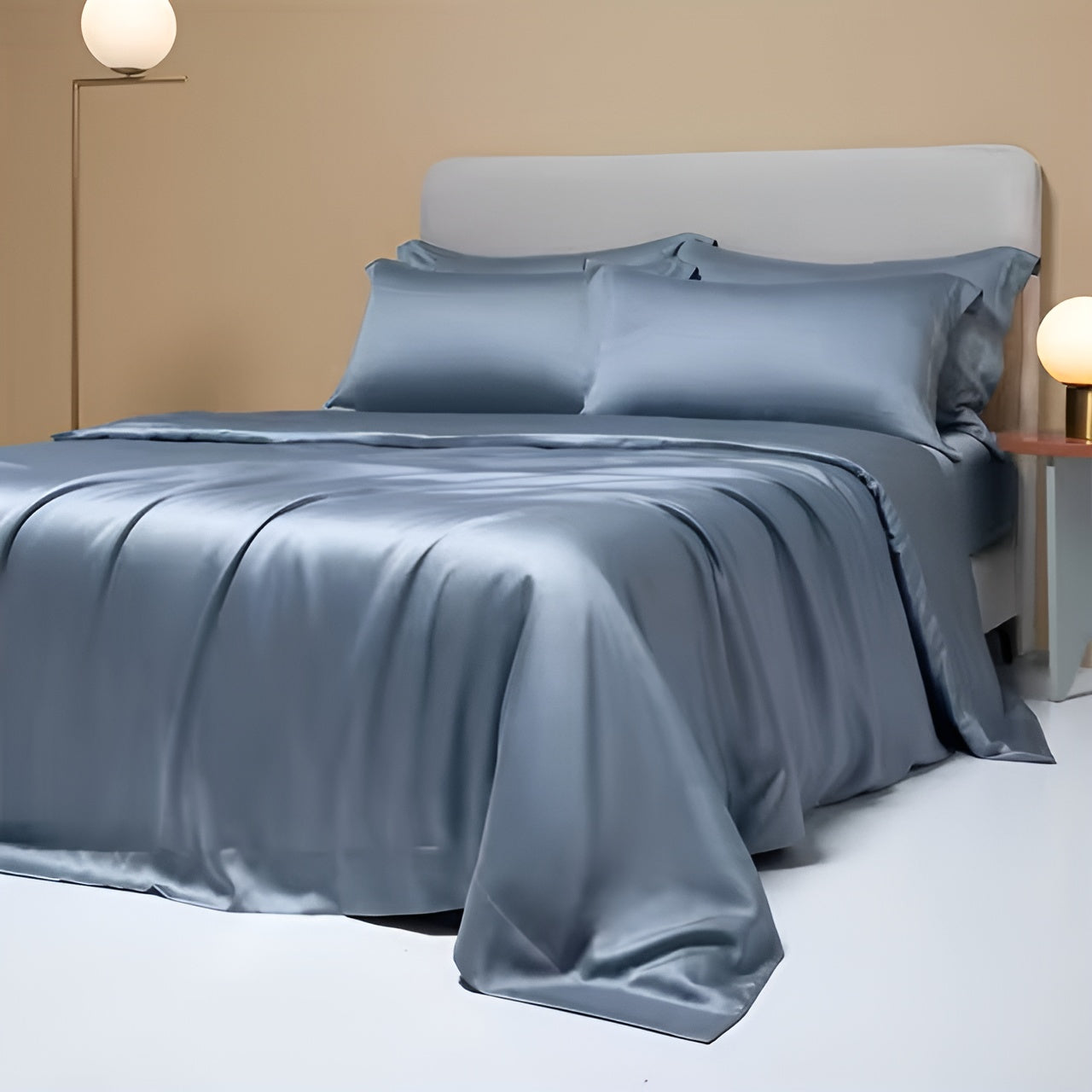 SilkLuxe Set - Ultra Breathable Organic Bamboo Duvet Cover Set Elegare