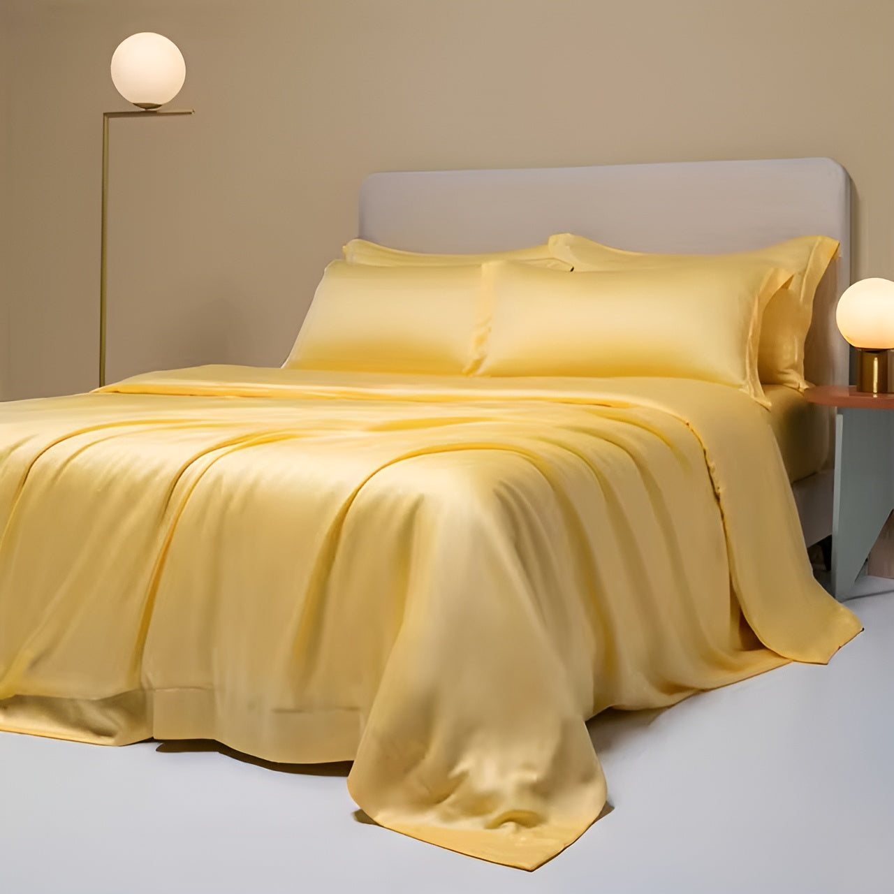 SilkLuxe Set - Ultra Breathable Organic Bamboo Duvet Cover Set Elegare