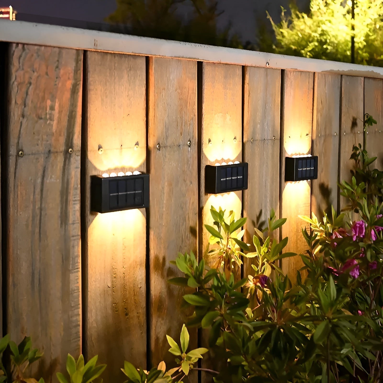 SolarBright Light - Double Head Waterproof Solar Powered Outdoor Wall Light Elegare