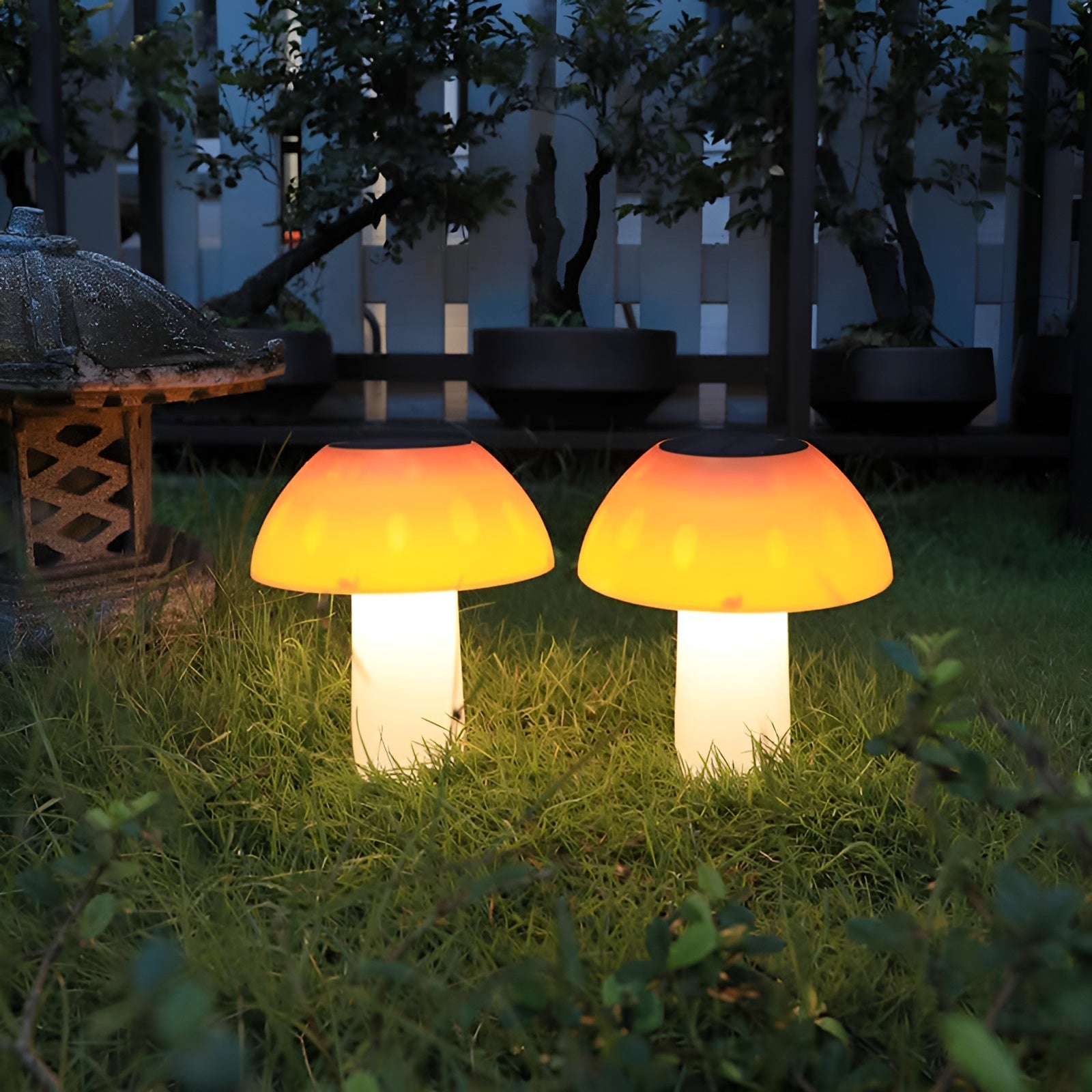 MushroomGlow Light - Solar LED Garten Dekorationsleuchte Elegare