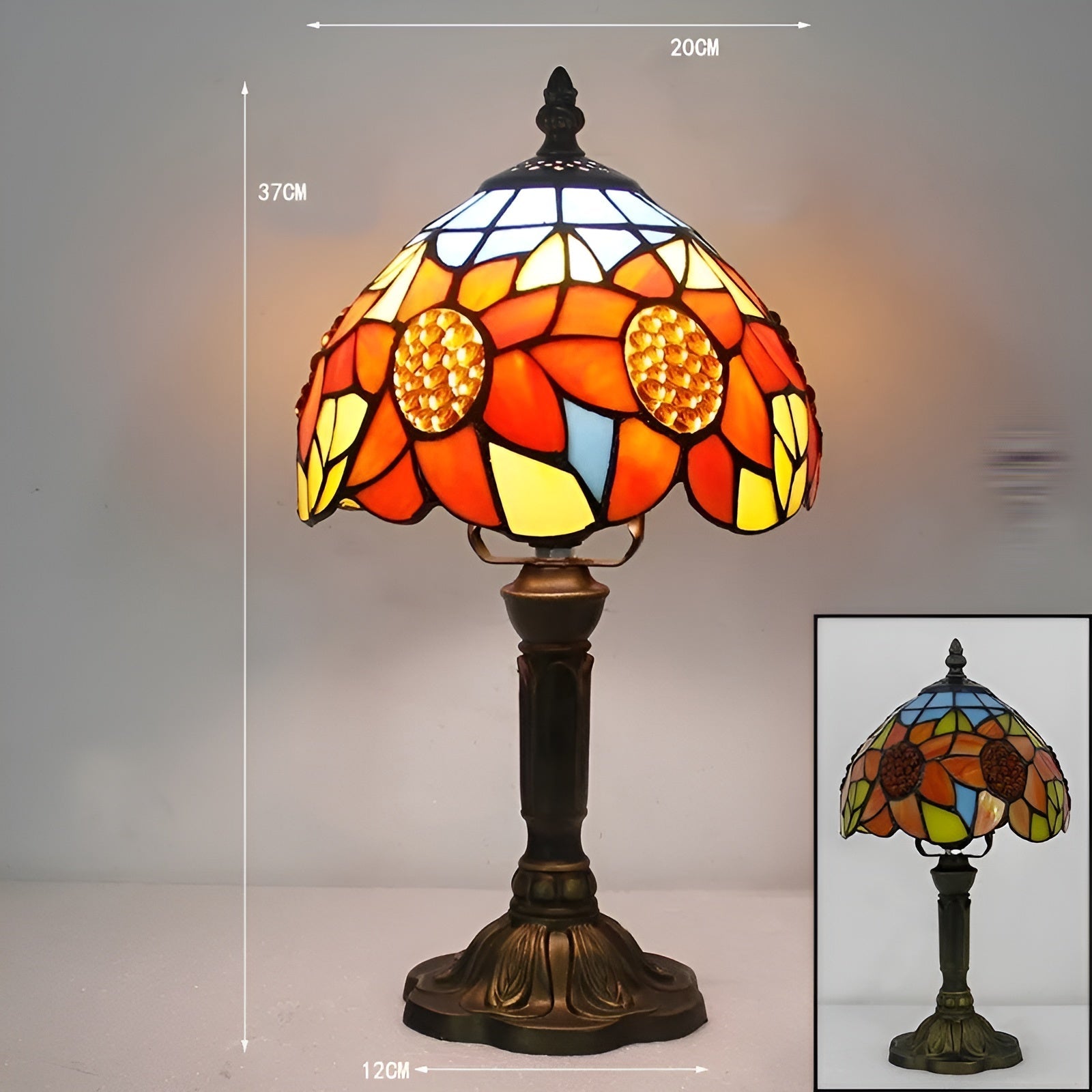 LuxeTiffany Light - Retro Barok LED Wandlamp