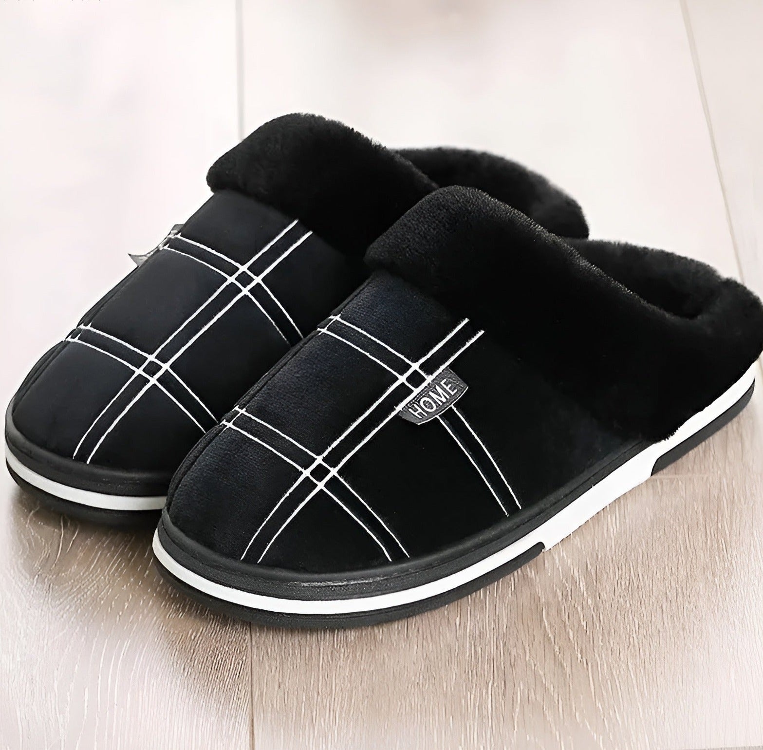 Velvet Ease Slippers - Bequeme Haus-Slipper für Herren Elegare