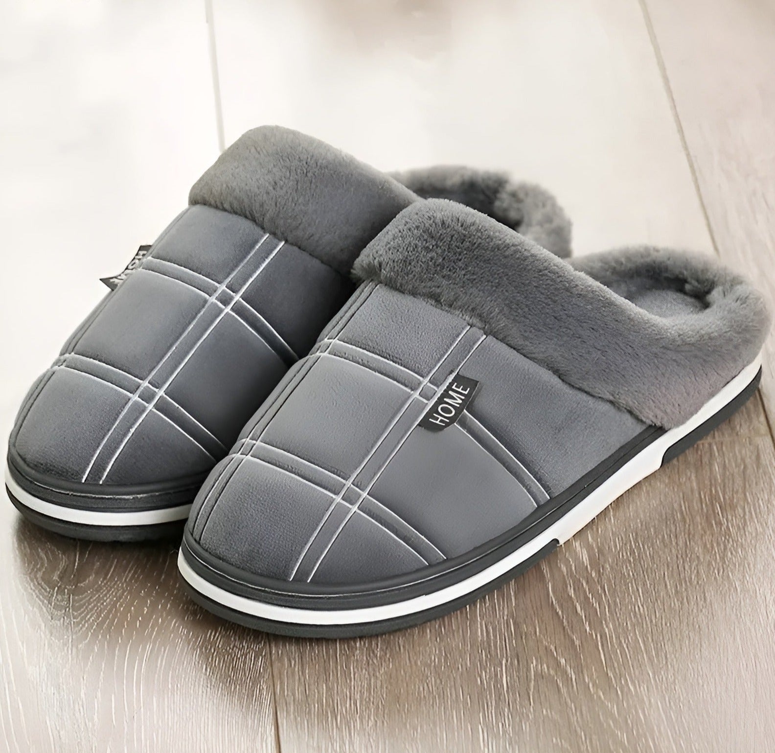 Velvet Ease Slippers - Bequeme Haus-Slipper für Herren Elegare