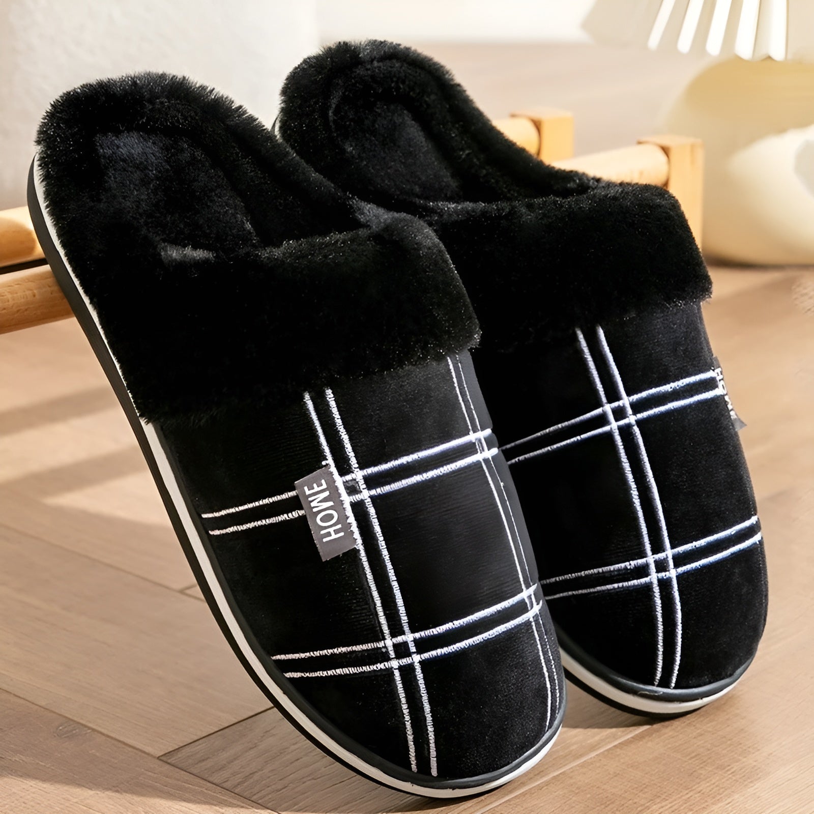 Velvet Ease Slippers - Bequeme Haus-Slipper für Herren Elegare