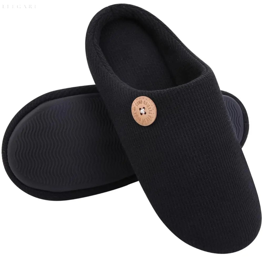 Velvet Ease Slippers - Bequeme Hausschuhe aus Leinen für Herren Elegare