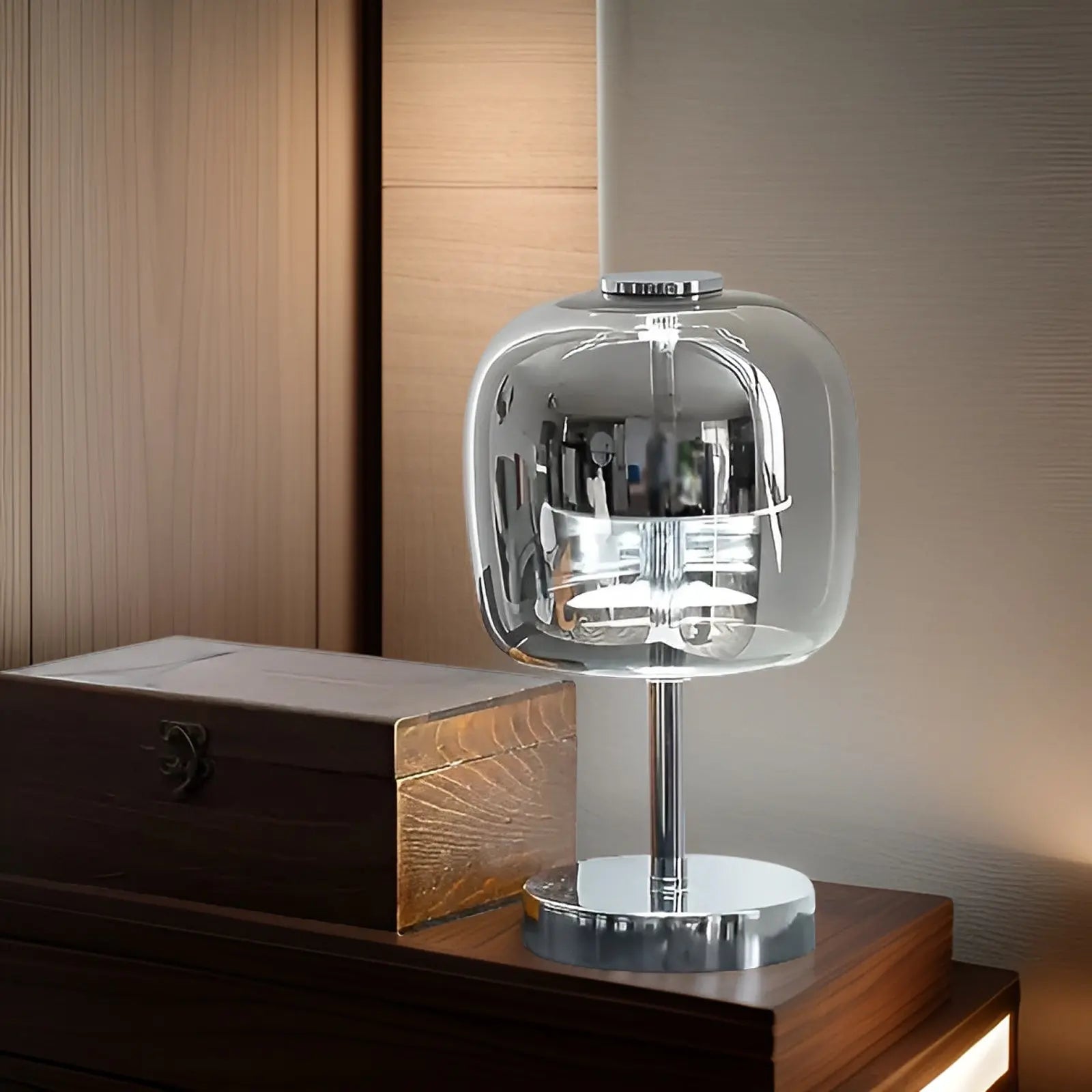 Lux Shine lamp - Elegante Bureaulamp van Gegalvaniseerd Glas voor Sfeerverlichting - Velari - VLP013