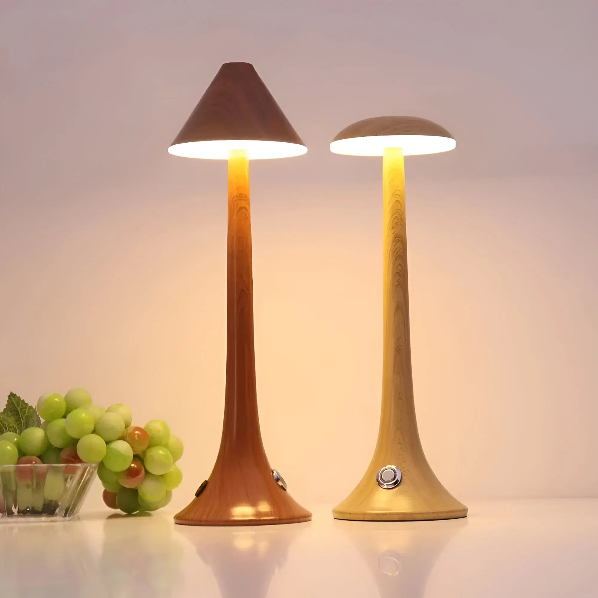 Mushroom VersaLight - Draadloze LED Touch Oplaadbare Paddenstoel Lamp - Velari - VLP063