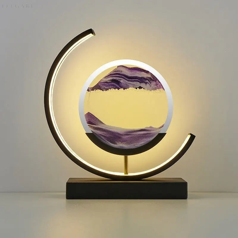 Zen Scape - Harmonic Zandlandschap Visionaire Lamp