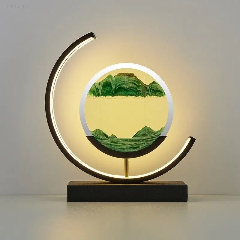 Zen Scape - Harmonic Zandlandschap Visionaire Lamp