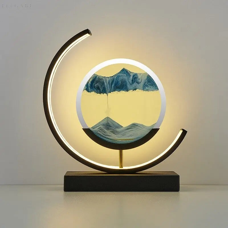 Zen Scape - Harmonic Zandlandschap Visionaire Lamp