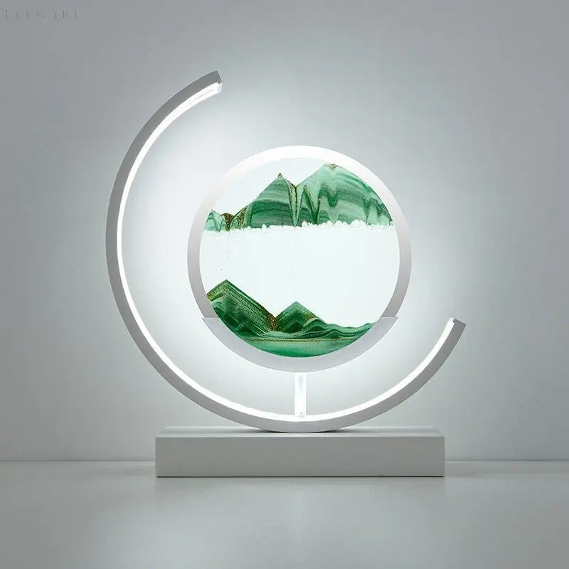 Zen Scape - Harmonic Zandlandschap Visionaire Lamp