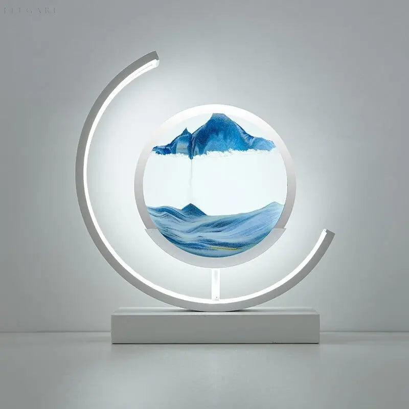 Zen Scape - Harmonic Zandlandschap Visionaire Lamp