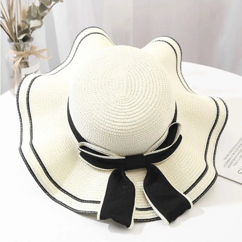 Aliza StrawHat - Women Casual  BowtieTravel Beach Hat Elegare