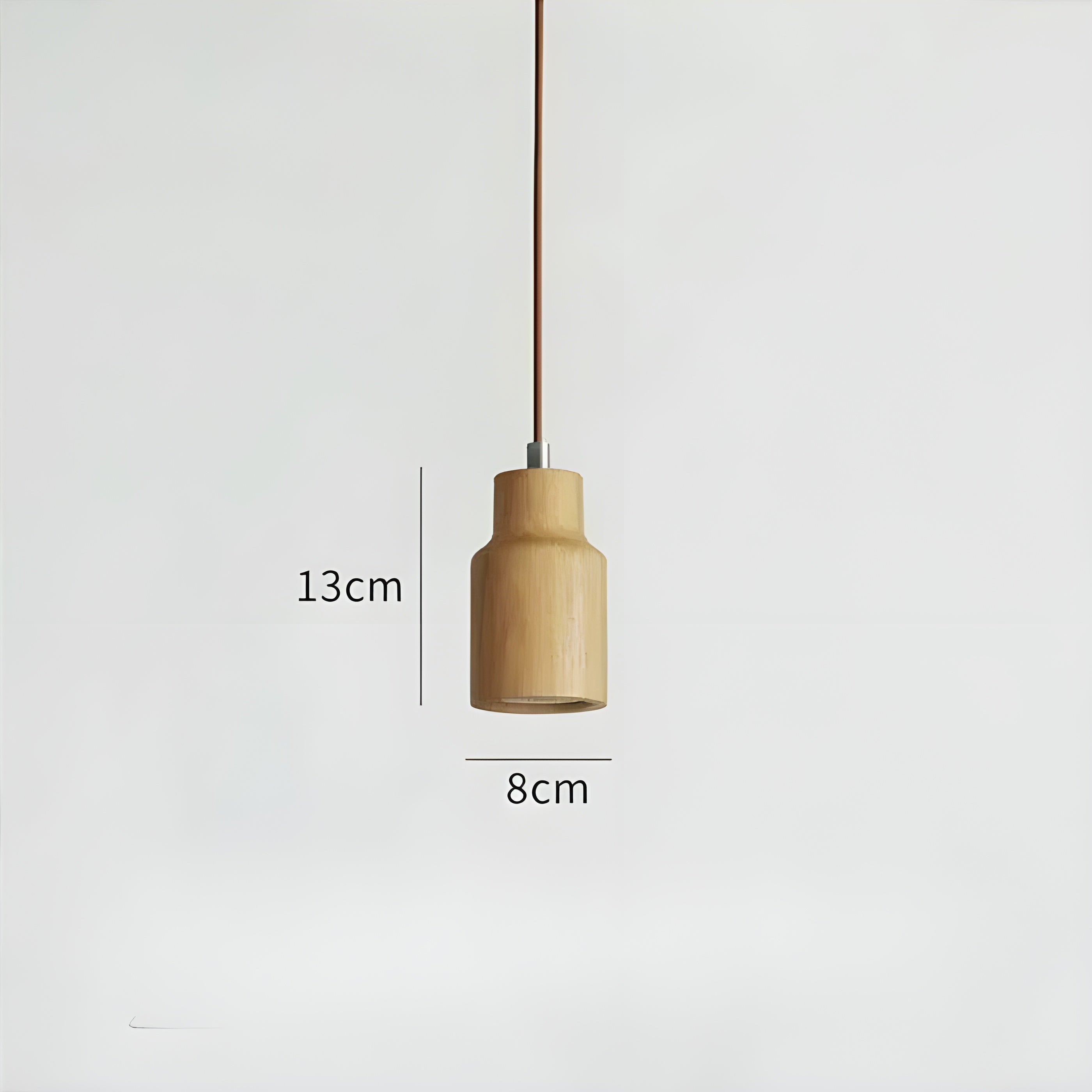 LuxeTrail Light - Scandinavische Houten Hanglamp