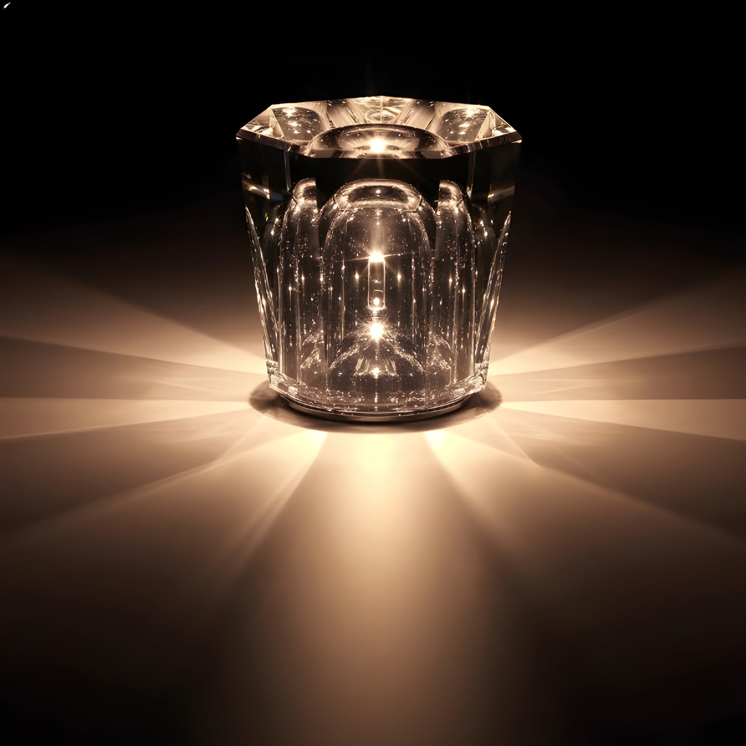 DiamondGlow Lamp - Luxe Diamant Kristal LED Oplaadbare Tafellamp