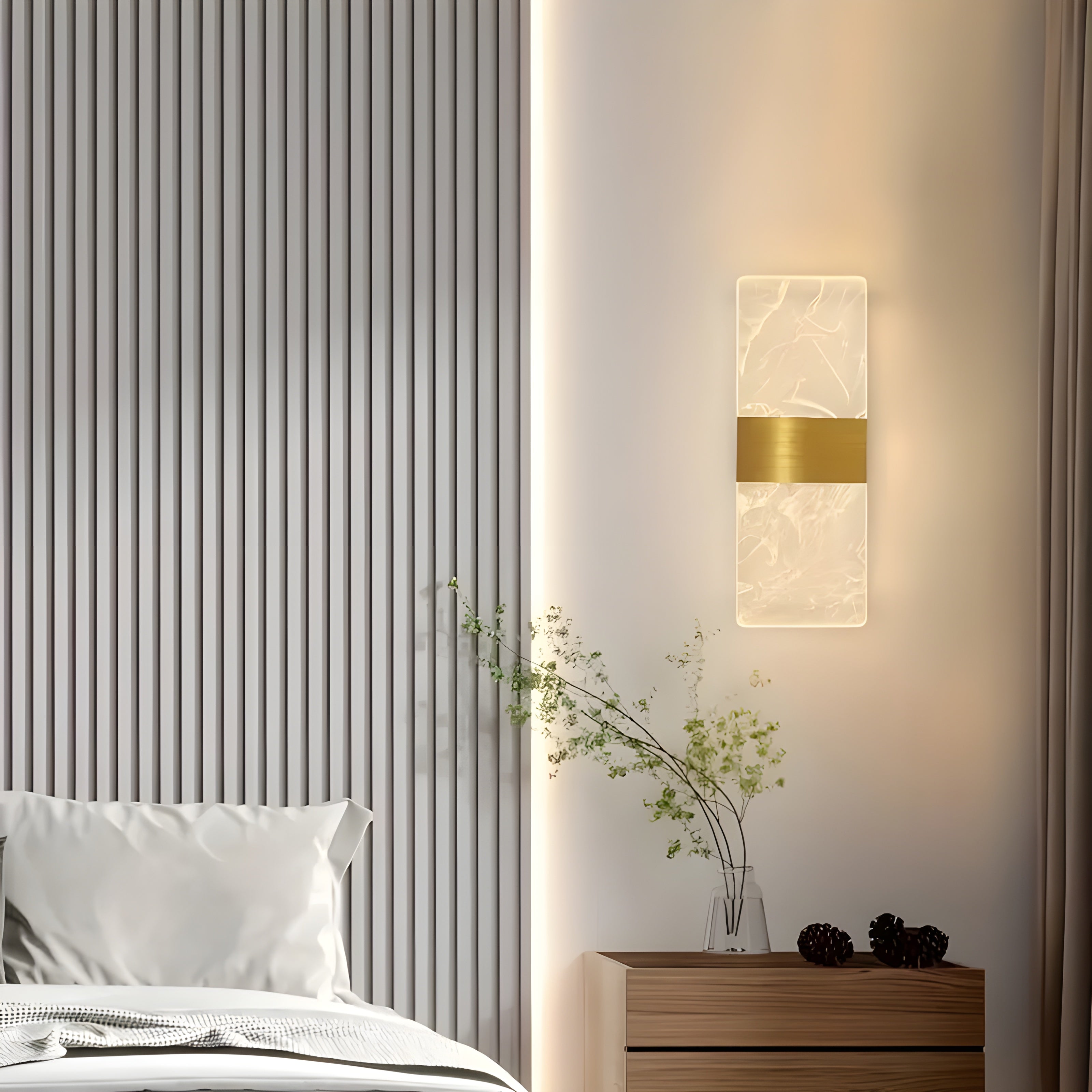 CalmHaze Light - Minimalistische Acryl-Wandlamp