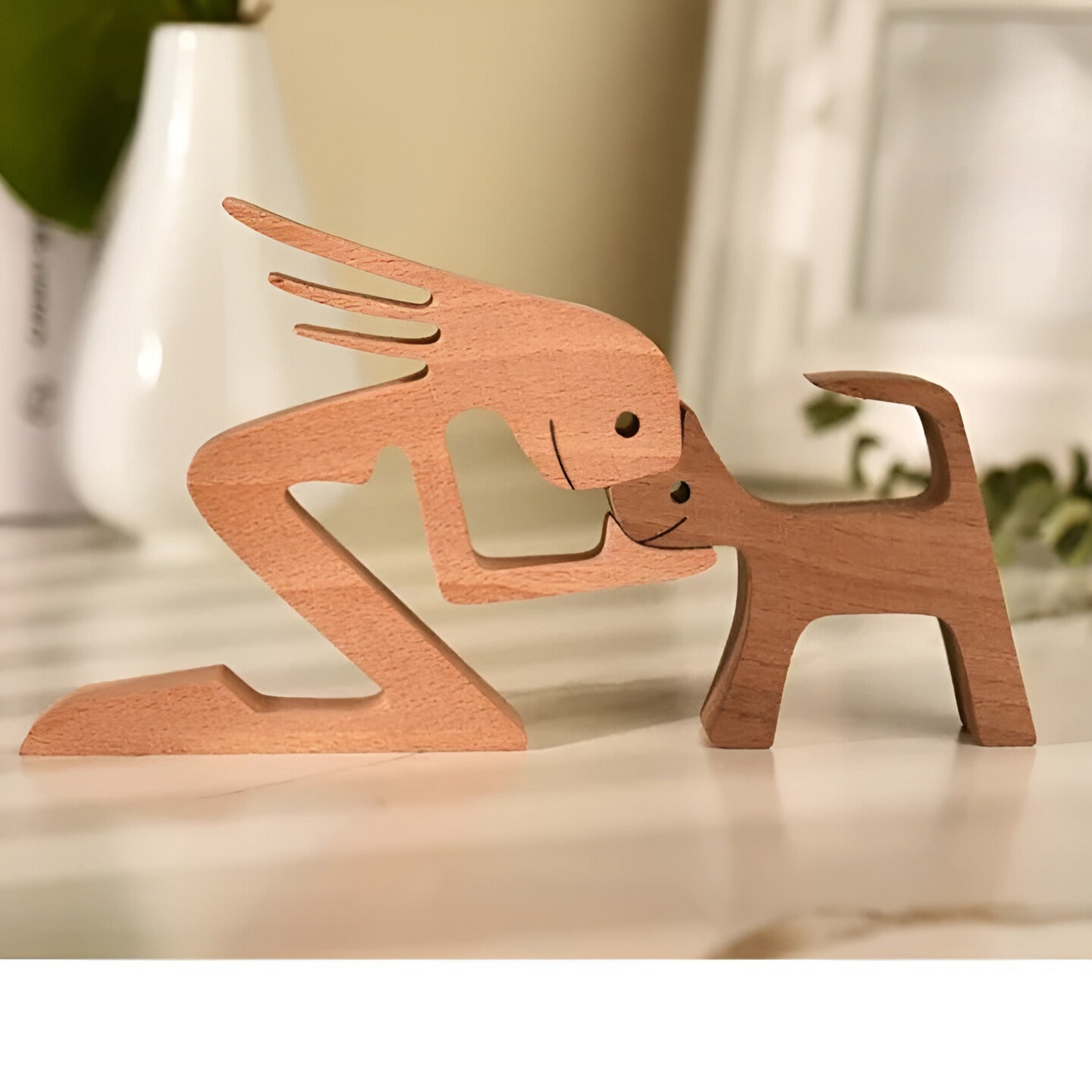 NatureWoods Ornament - Gepersonaliseerd Houten Dierenfiguur