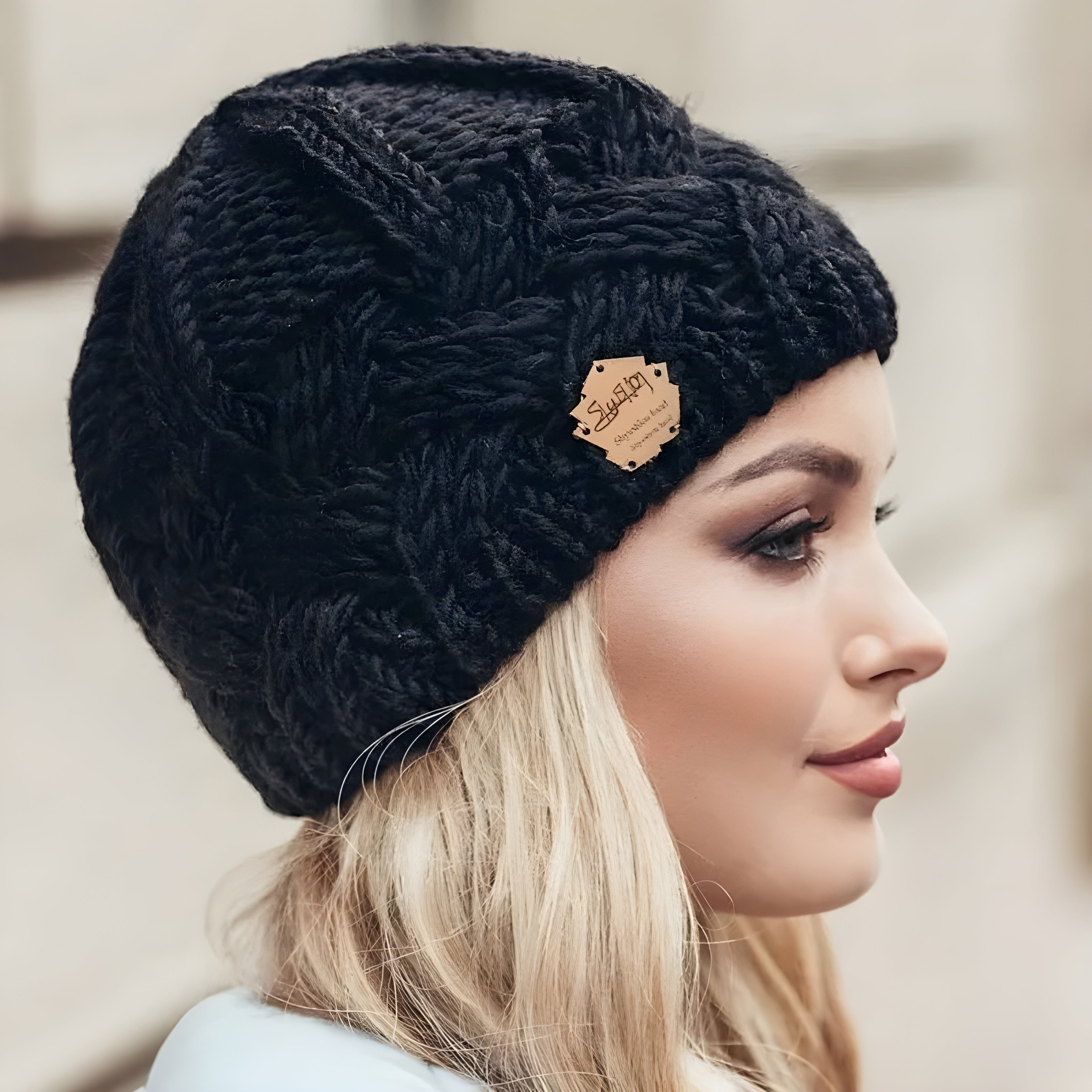 Patrisha Hat - Stijlvolle Gebreide Beanie Wintermuts voor Dames