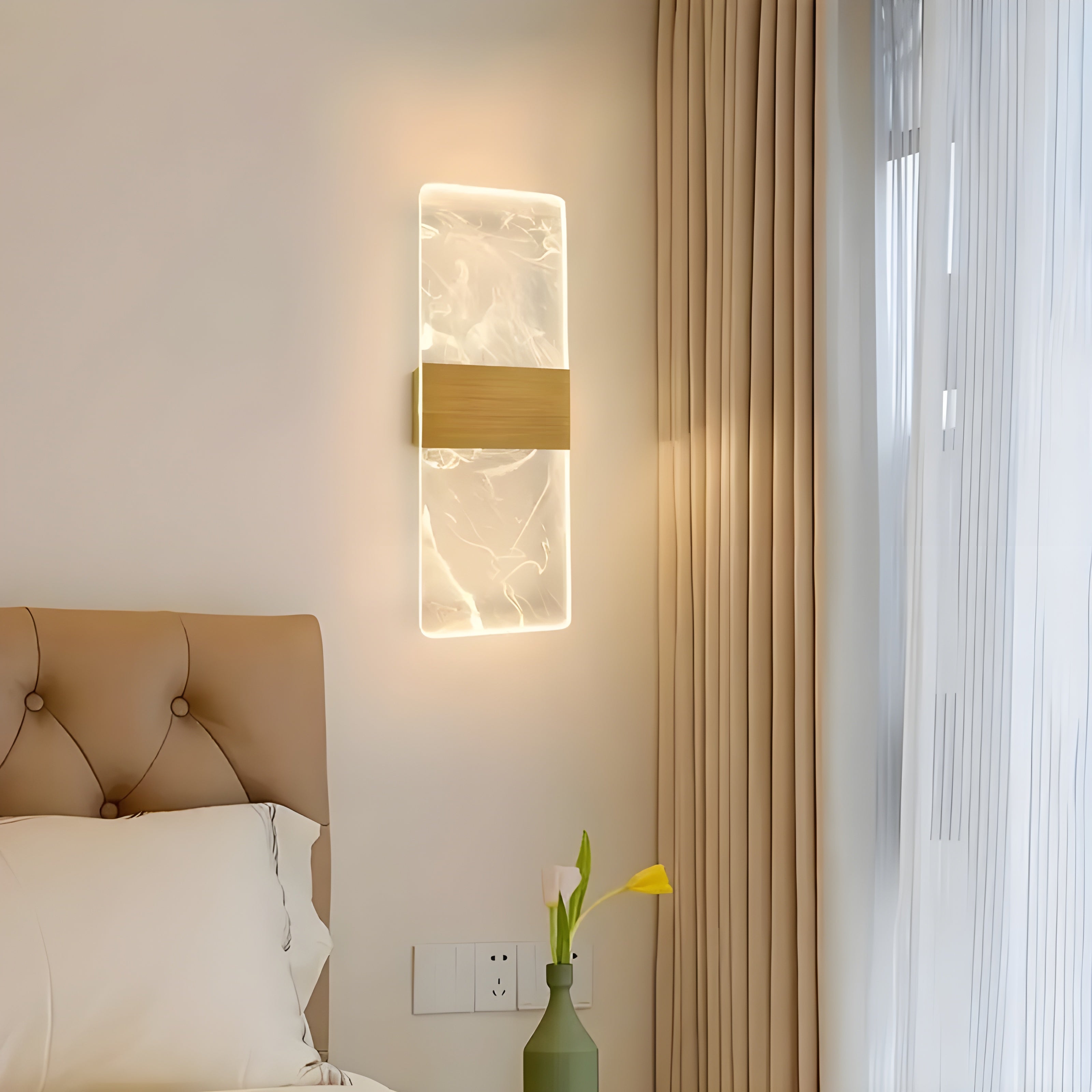 CalmHaze Light - Minimalistische Acryl-Wandlamp