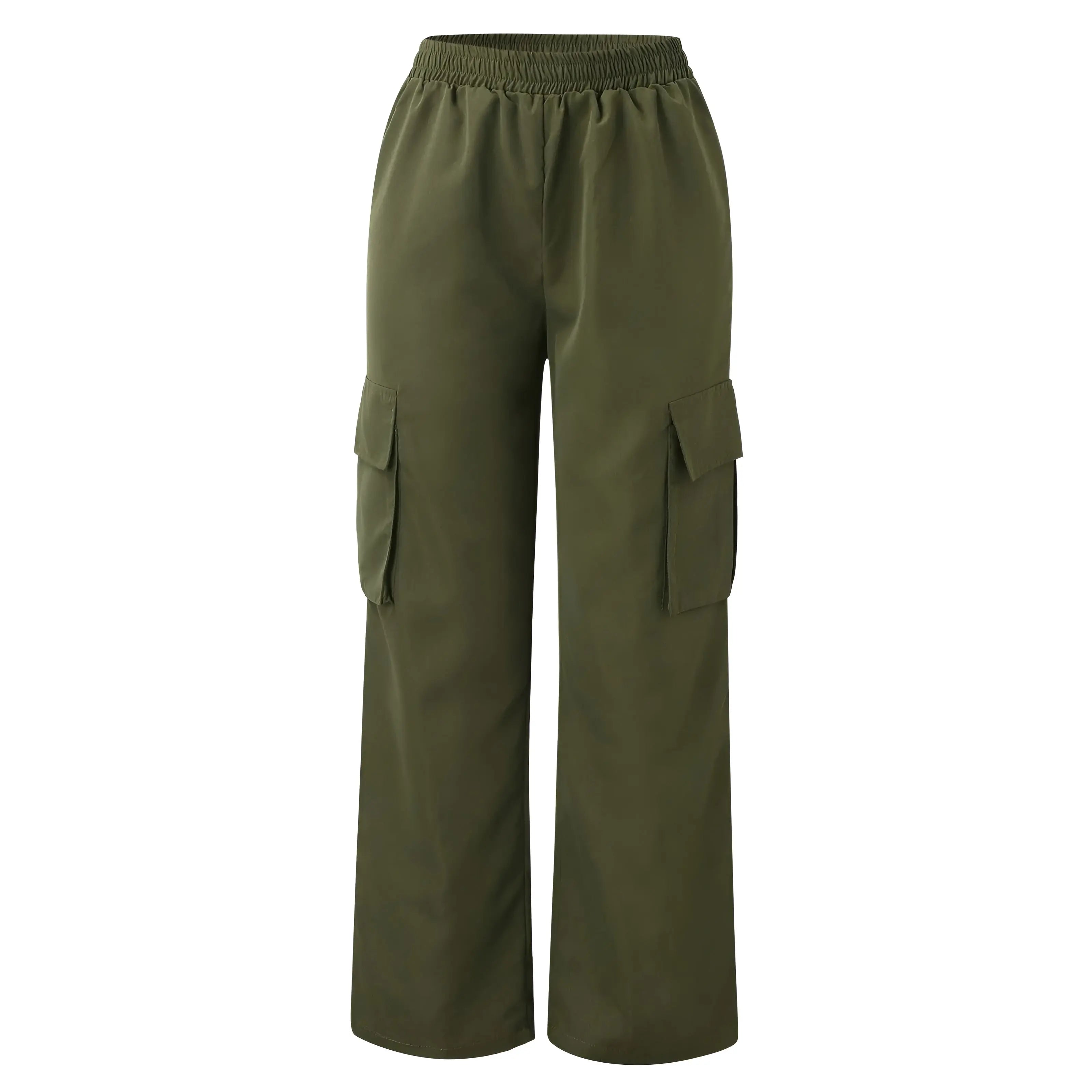 Helga Pants - Cargo Broek met Hoge Taille en Wijde Pijpen voor Dames - Velari - VLP082