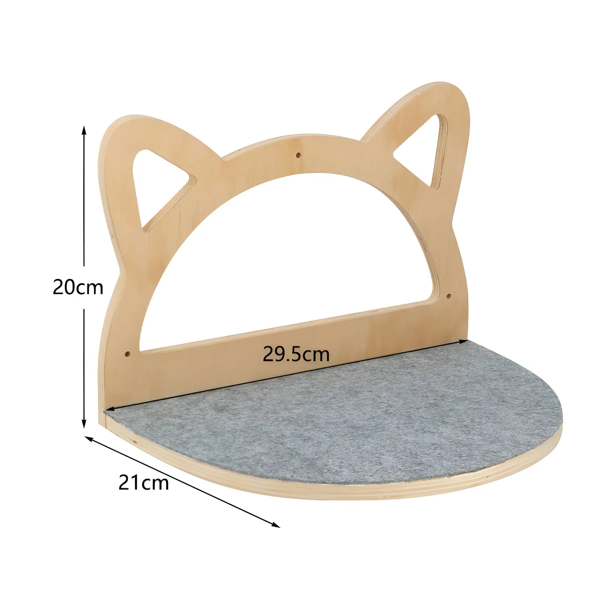 PurrMount Board - Wandkattenklimplank met Krabpaal - Velari - VLP163