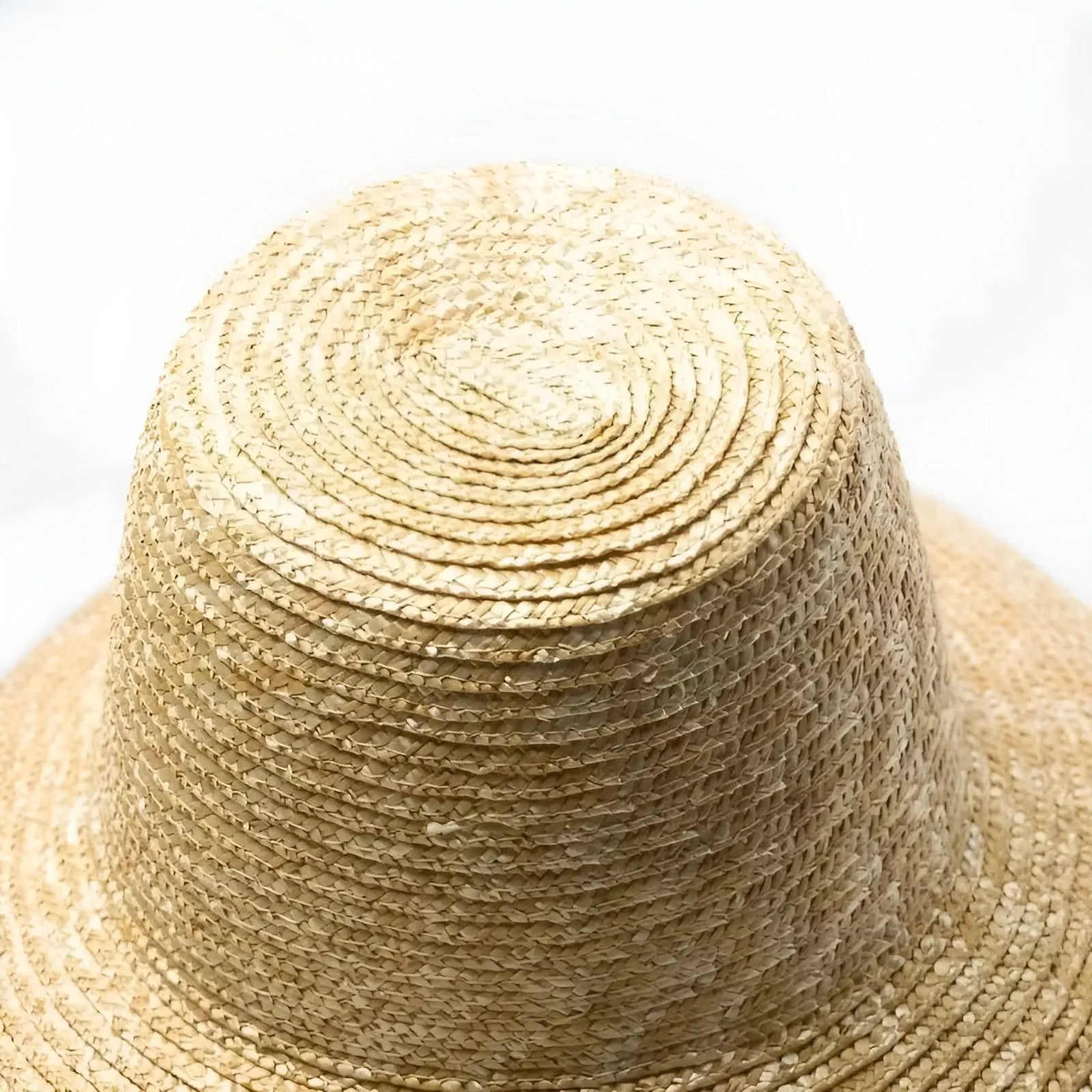 SunGlow Hat - Breedgerande Strooien Dameshoed met Lampenkap voor de zomer - Velari - VLP459