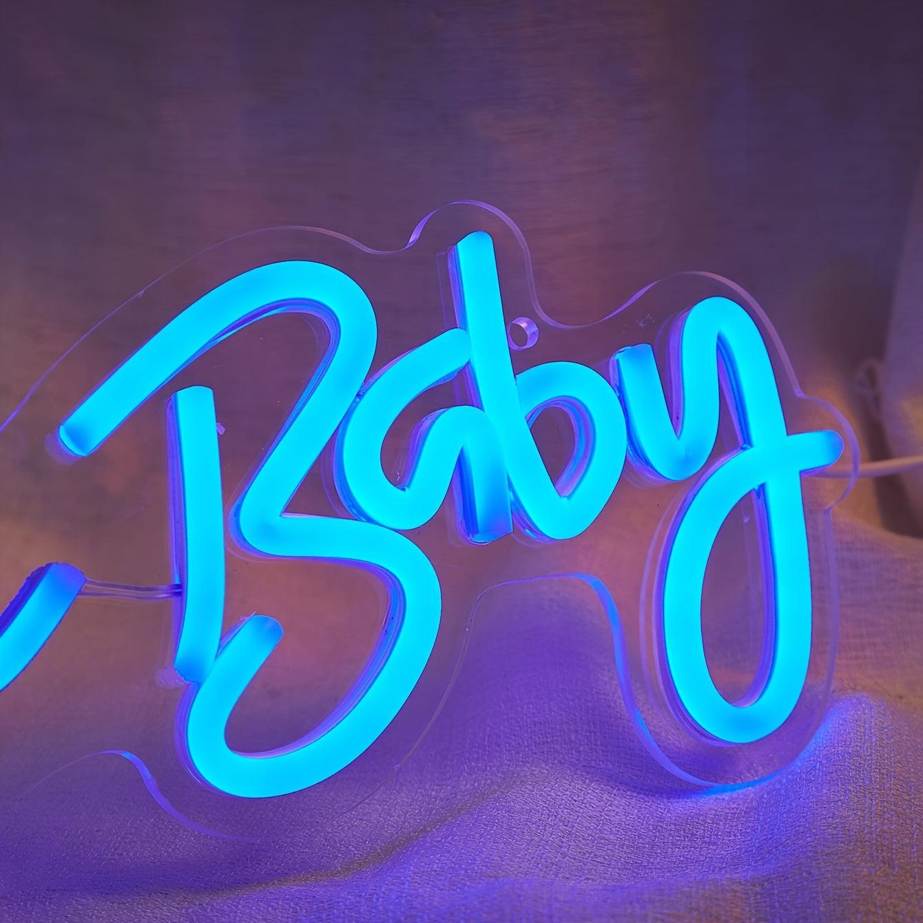 BrightBaby Light - Decoratieve Oh Baby USB-aangedreven Neon Wandlamp