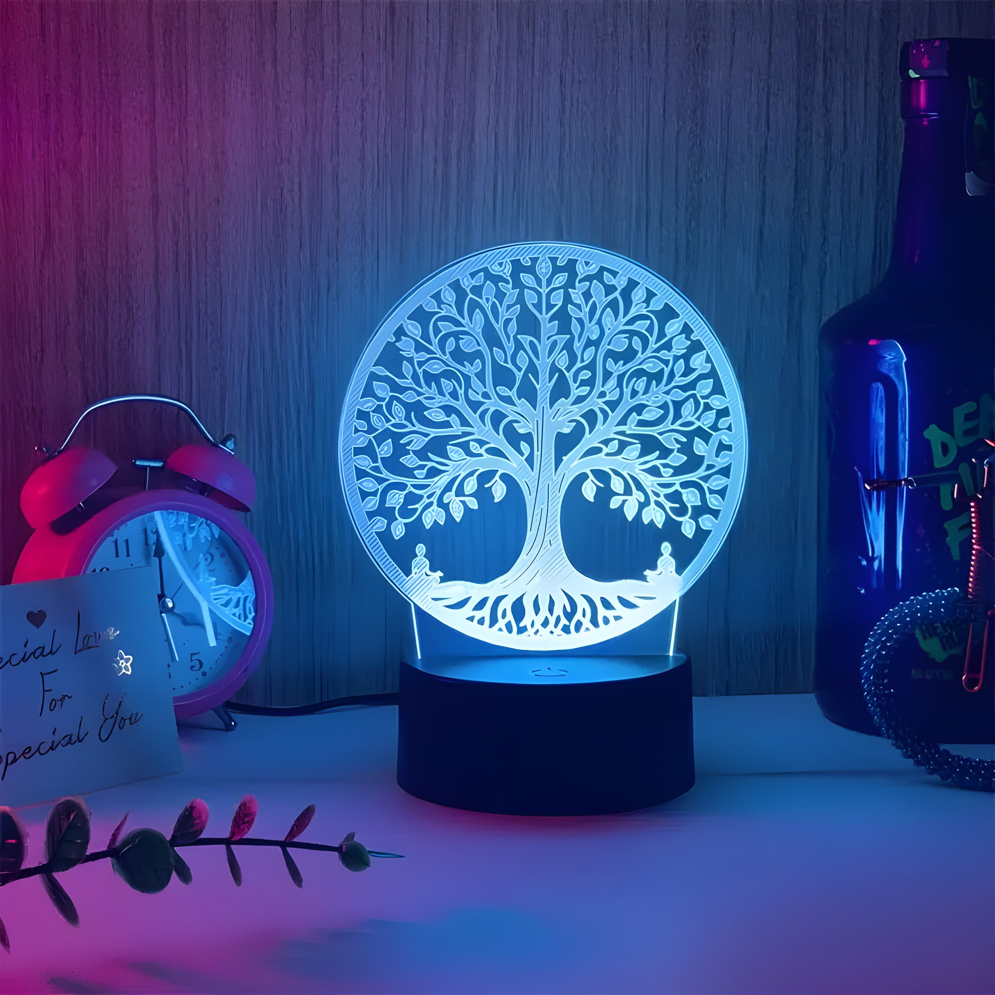 IllumiDecor Light - Decoratieve 3D LED Nachtlamp