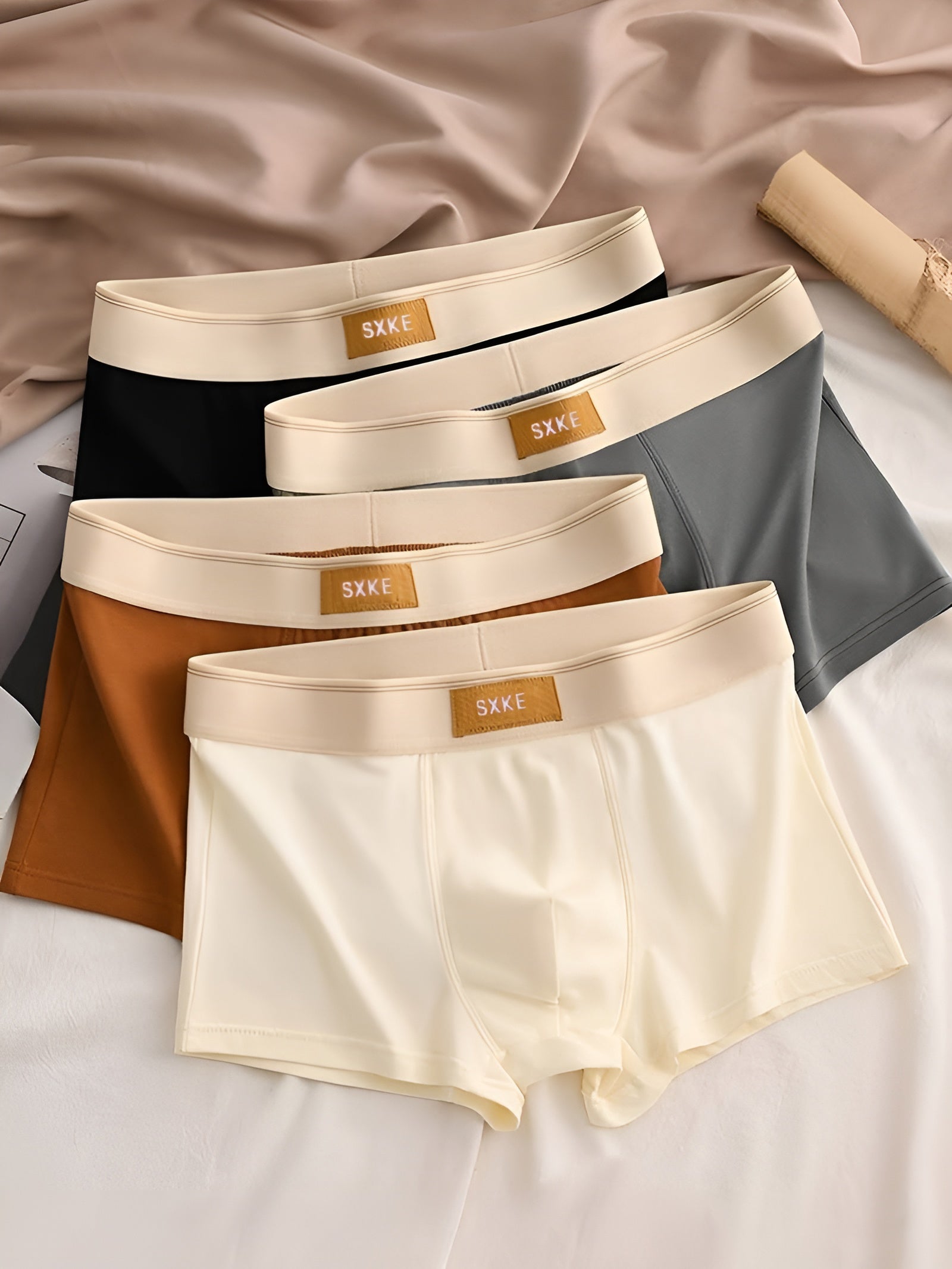 Klemens Underwear - Atmungsaktive und antibakterielle Baumwoll-Boxershorts Elegare