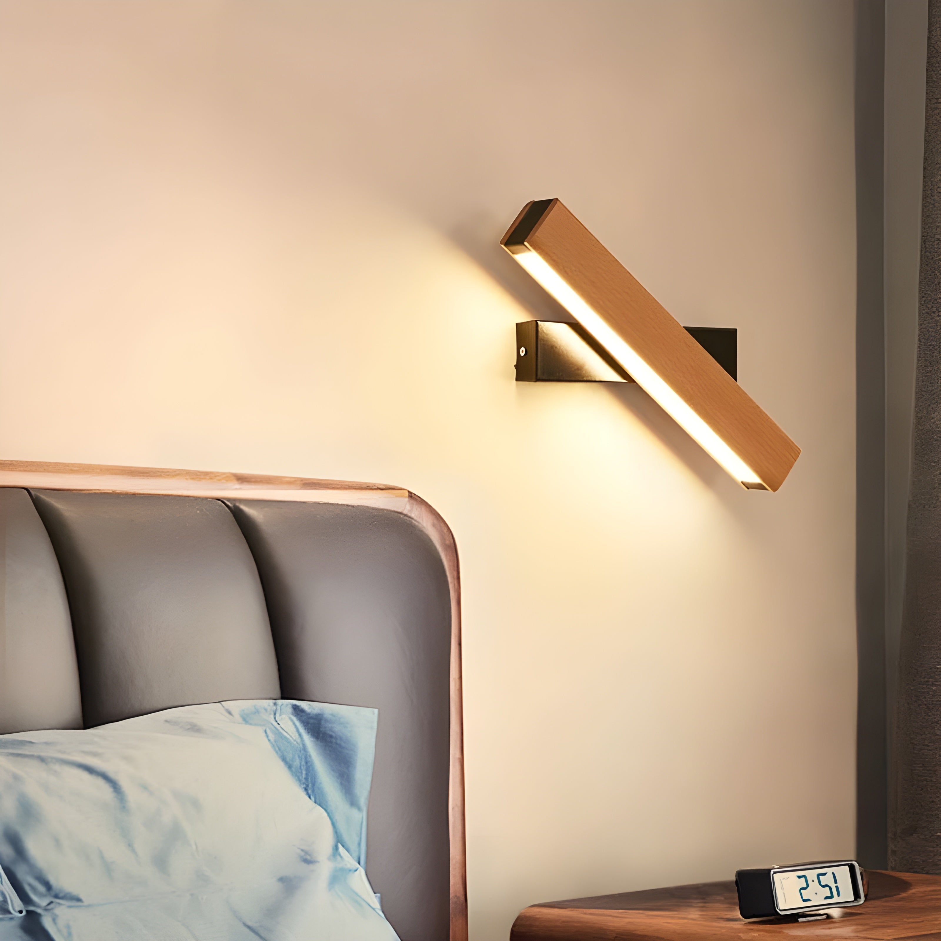 AdjustaLite Light - Nordic Houten Verstelbare LED-Wandlamp