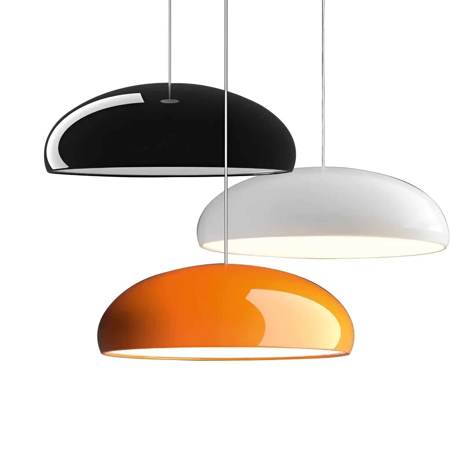 MacaronGlow Lampe - Glänzende LED Nordic Macaroon Runde Hängeleuchte Elegare