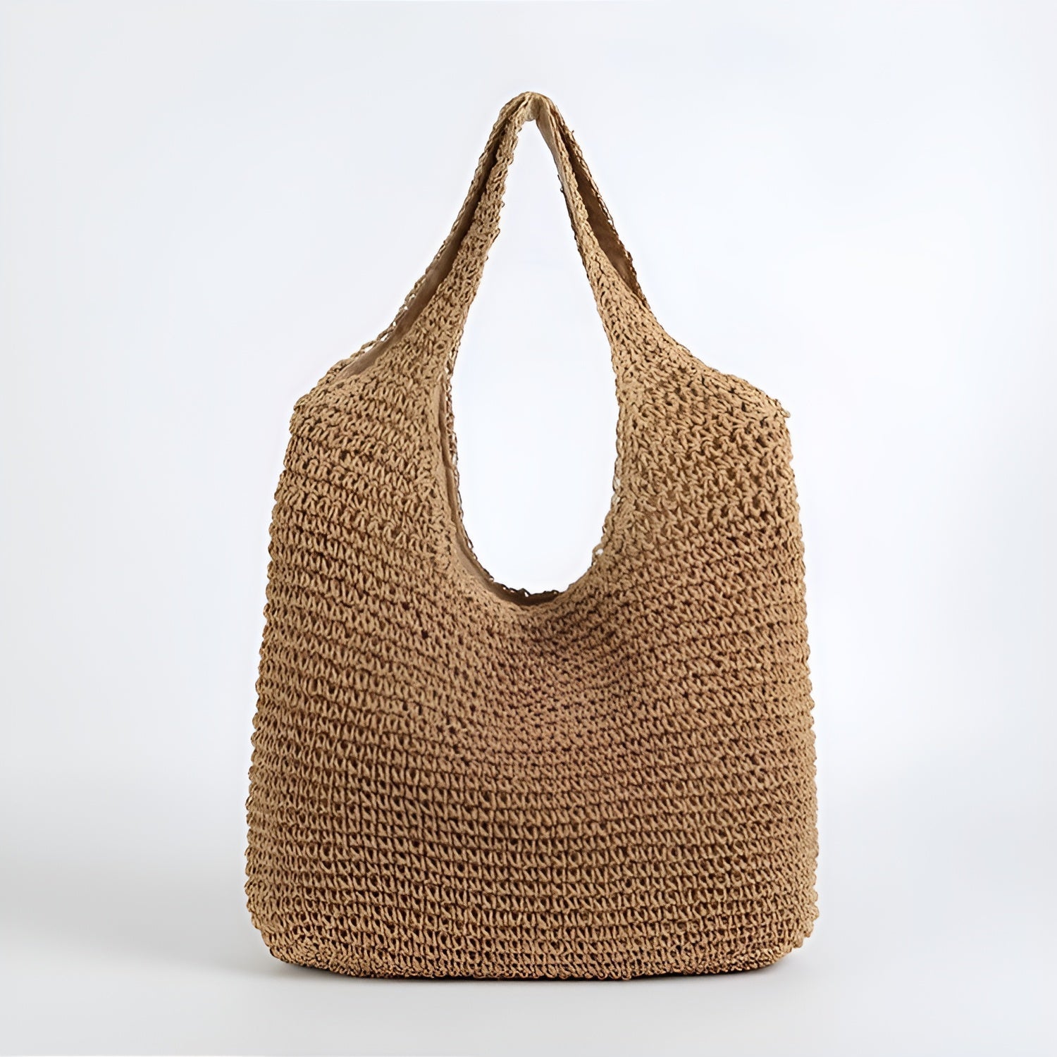 Anicia Bag - Modische gewebte Rattan Schultertasche für Damen Elegare