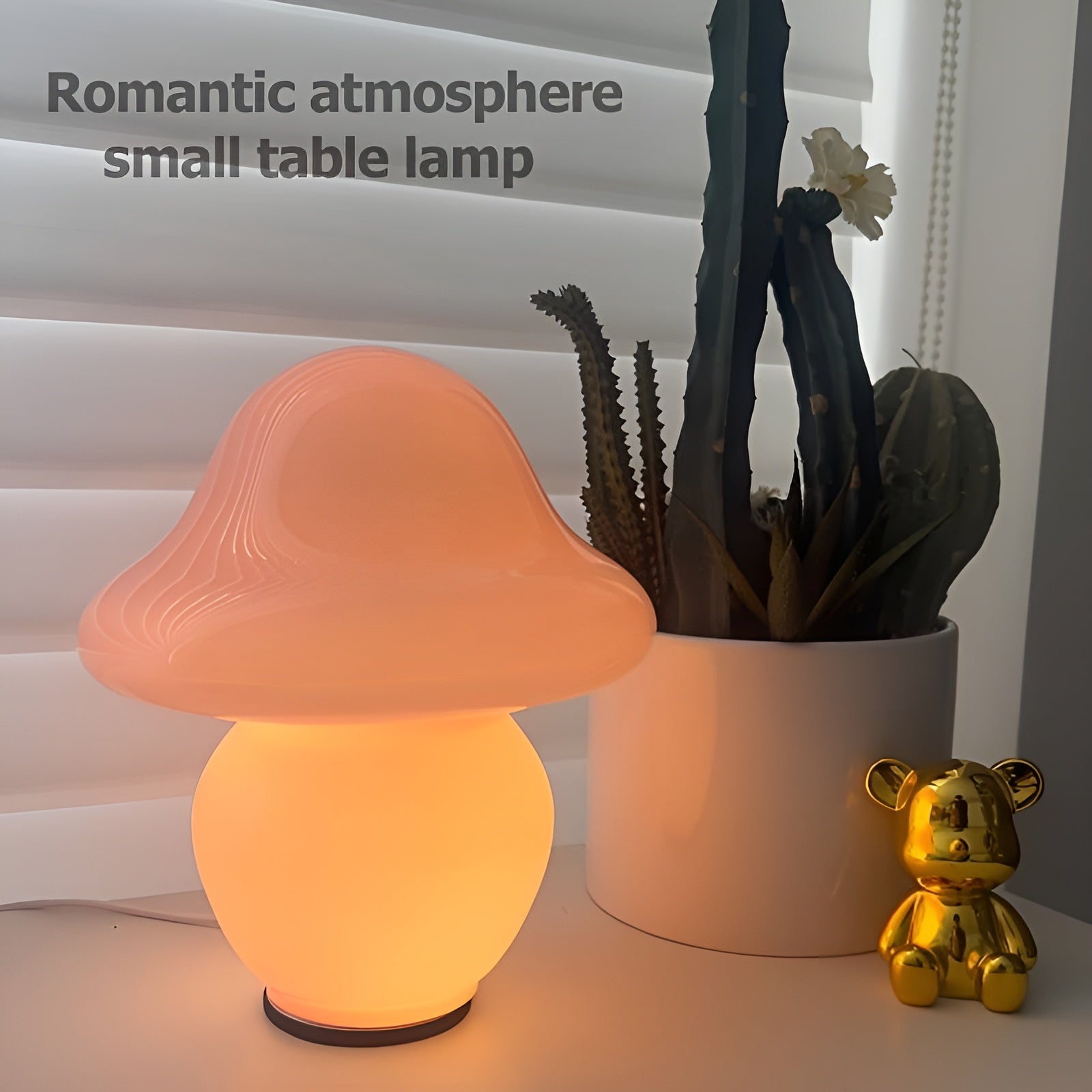 MushroomDream Lamp - Dekorative Mini-Pilz-Atmosphäre-Glaslampe Elegare