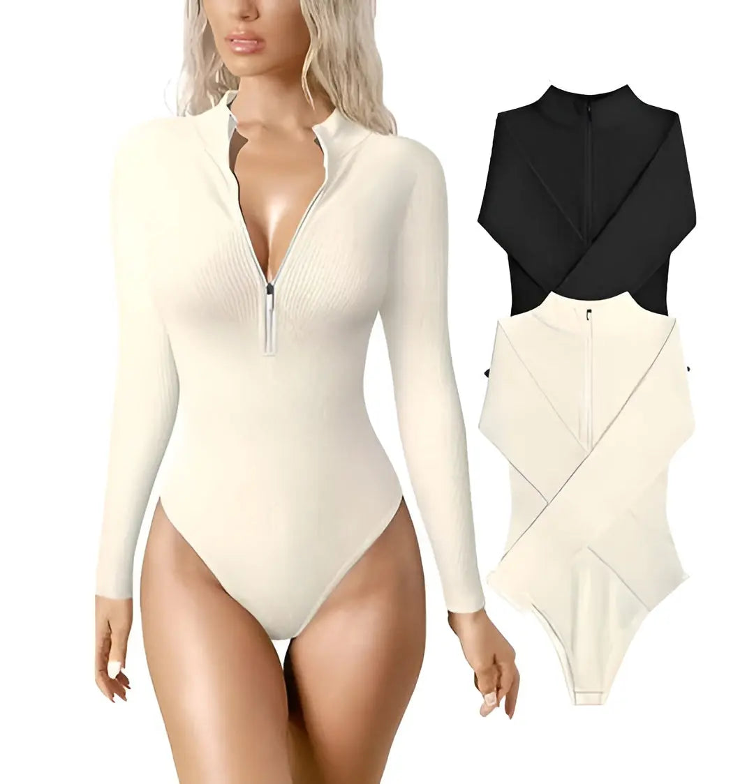 Lina Bodysuit - Elegante Body met Lange Mouwen Voor Dames - Velari - VLP137