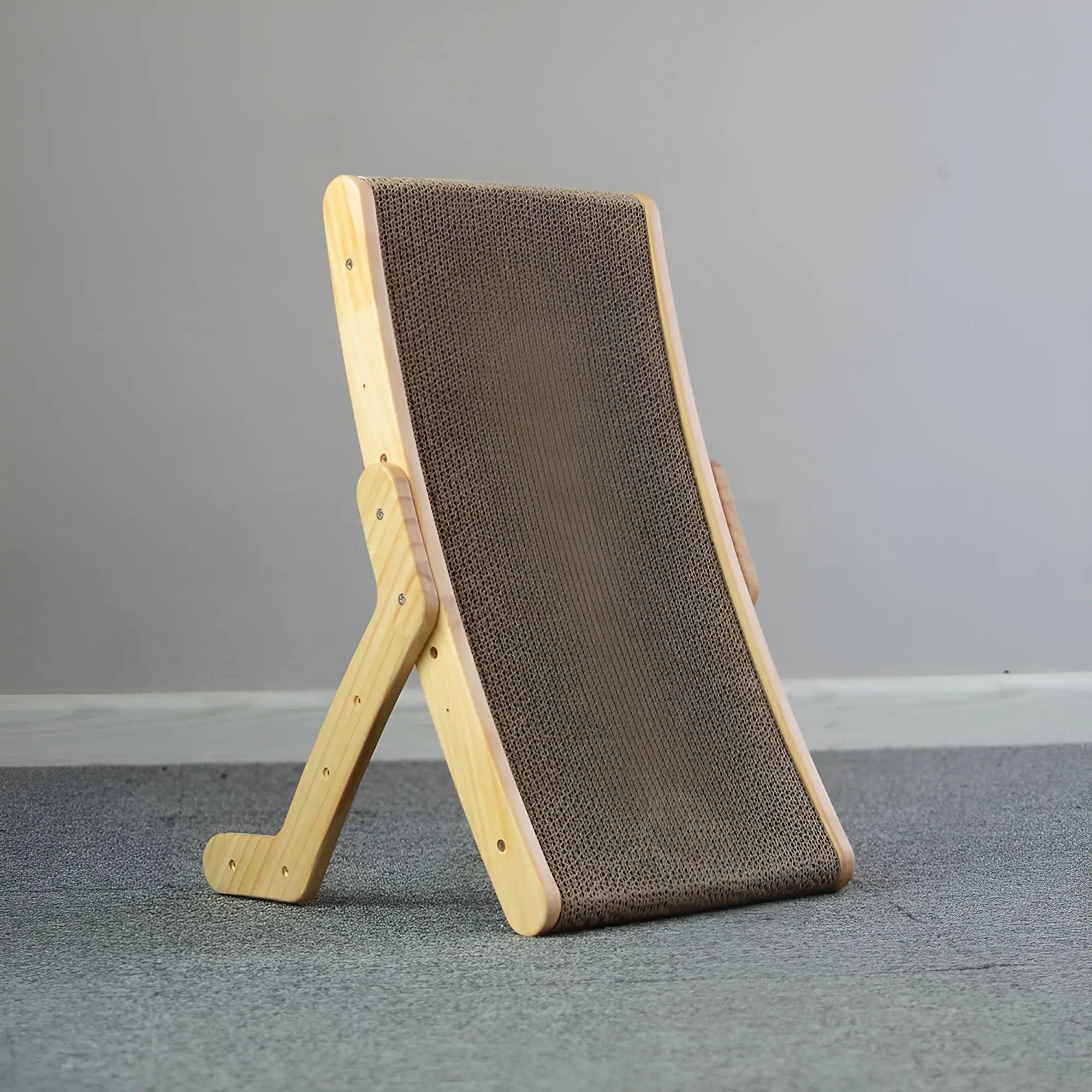 PurrPlay Board - Multifunctionele Verwijderbare Houten KattenKrabPlank - Velari - VLP164