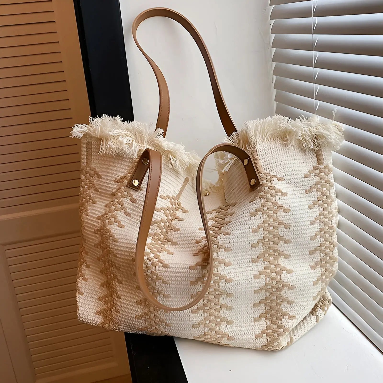 Sarah Handbag - Elegante Handgemaakte Strandtas Voor de Zomer - Velari - VLP182