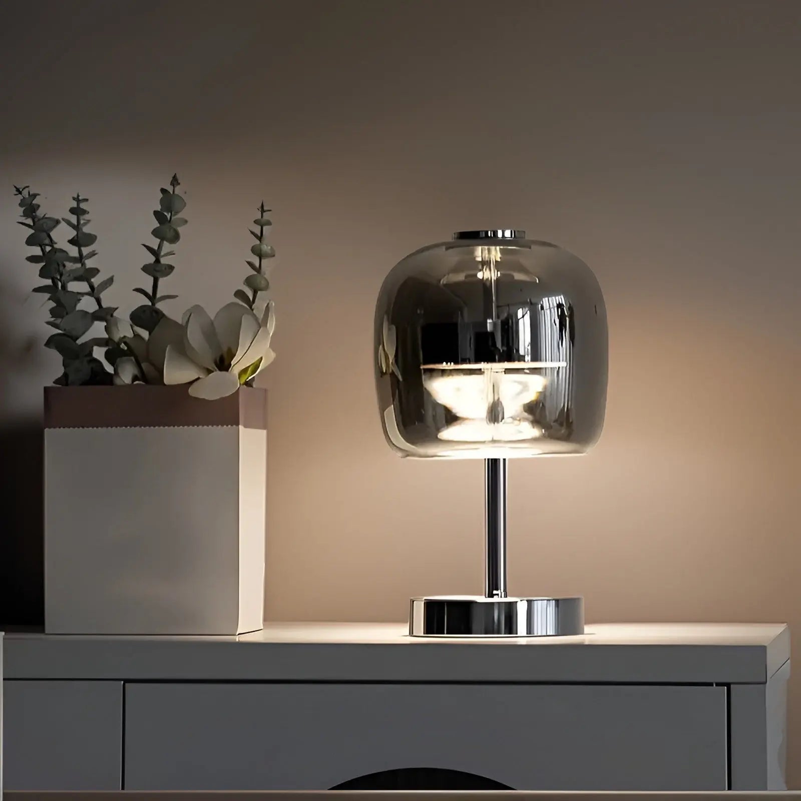 Lux Shine lamp - Elegante Bureaulamp van Gegalvaniseerd Glas voor Sfeerverlichting - Velari - VLP013