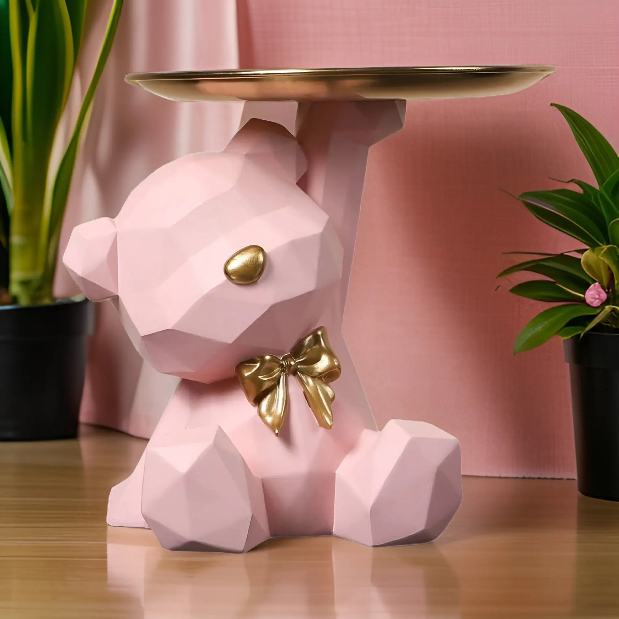 Bear Key Holder - Multifunctionele Geometrische Beren Sleutelhanger en Bureau Decoratie - Velari - VLP026