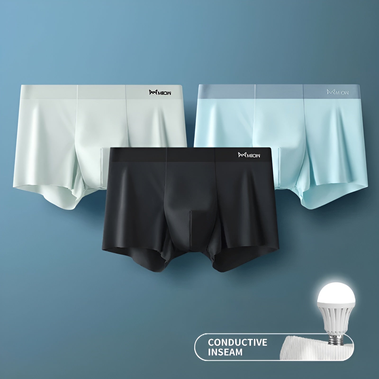 Elias Unterwäsche - Nahtlose 3er-Pack Boxer Shorts Elegare