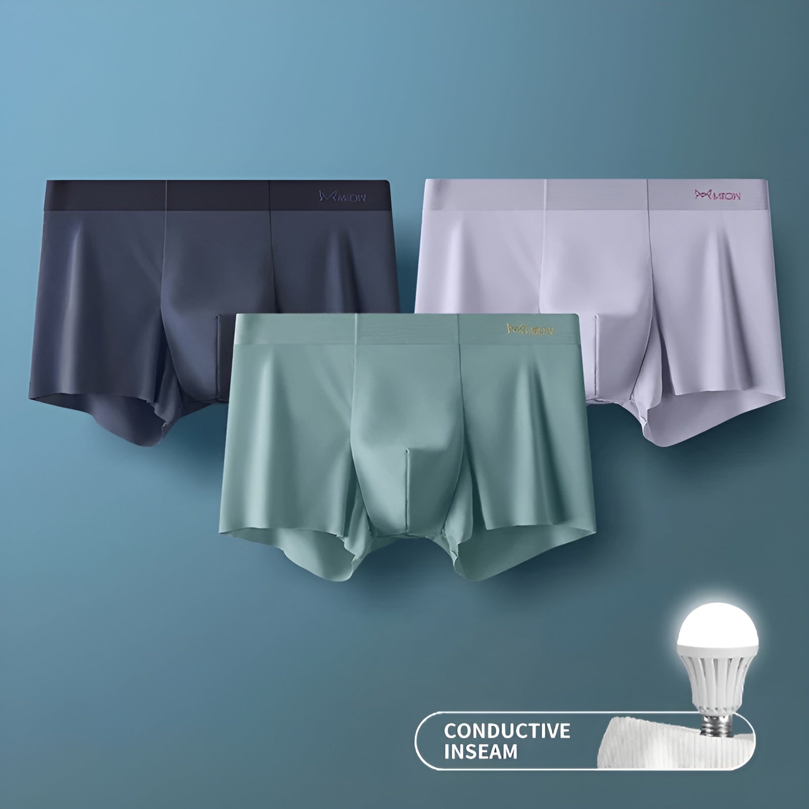 Elias Unterwäsche - Nahtlose 3er-Pack Boxer Shorts Elegare