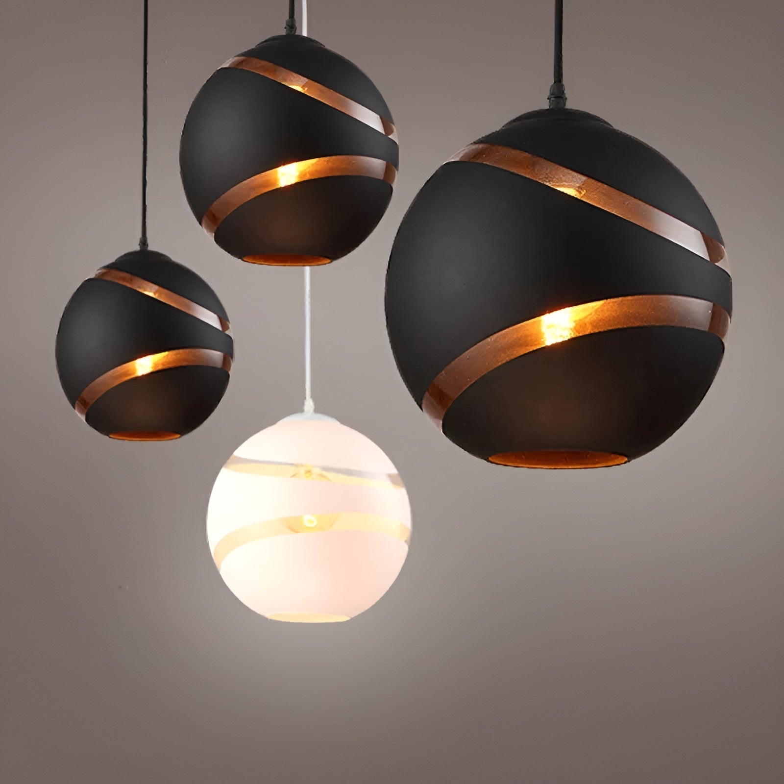 ModernSphere Light - Moderne Glasball Pendelleuchte Elegare