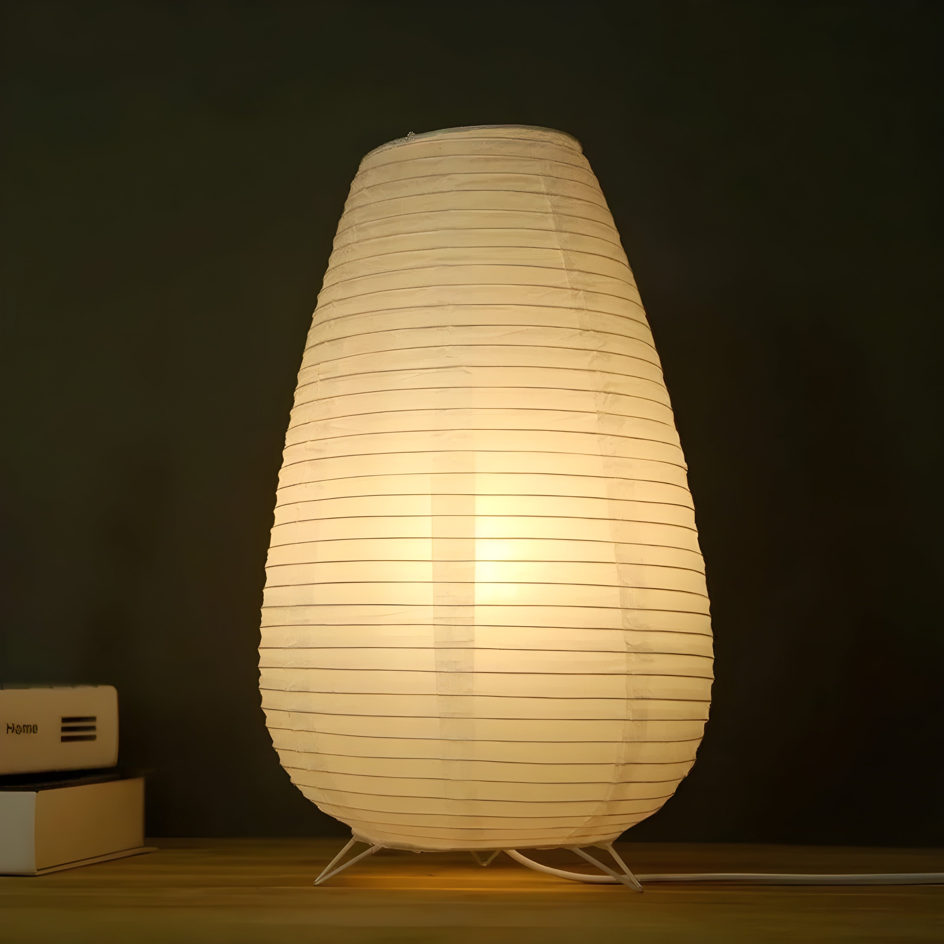 PaperGlow Lamp - Moderne Wabi-Sabi Japanse Staande Tafellamp