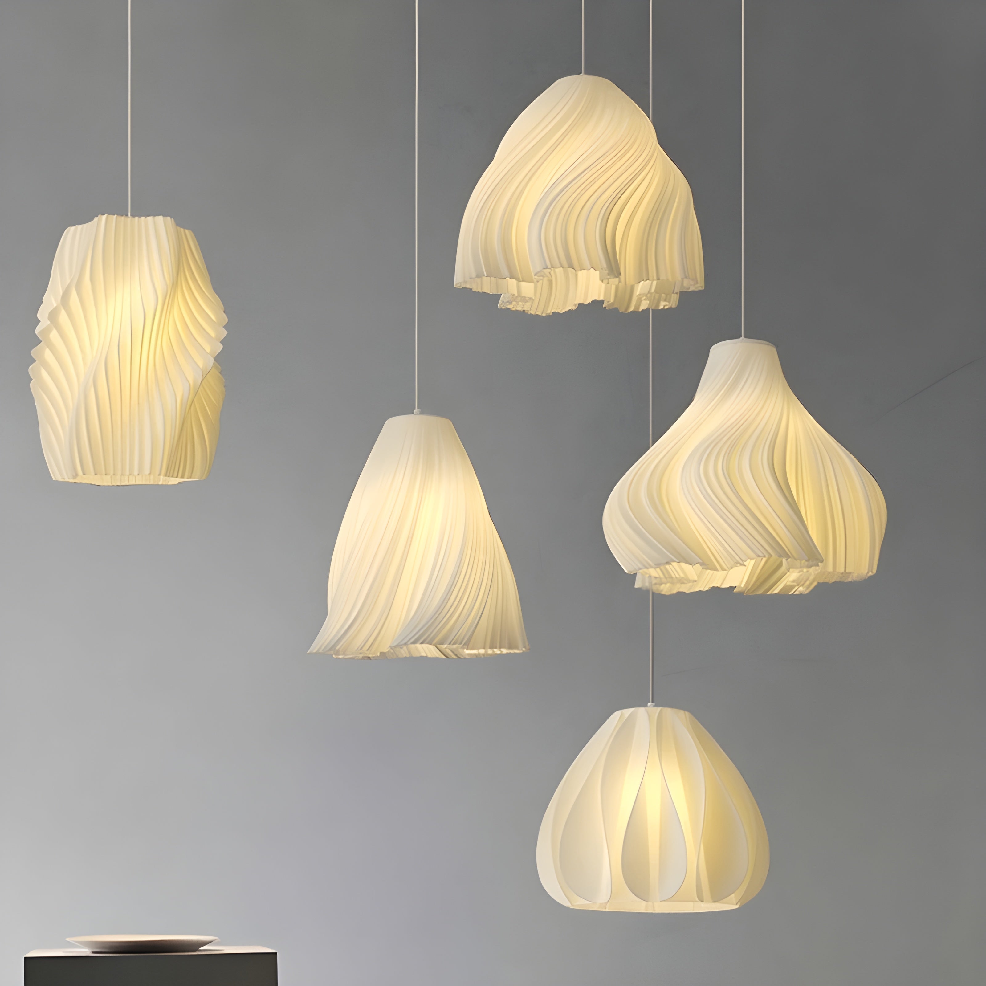 FloraBloom Light - Noordse 3D-Geprinte Bloem als Hanglamp