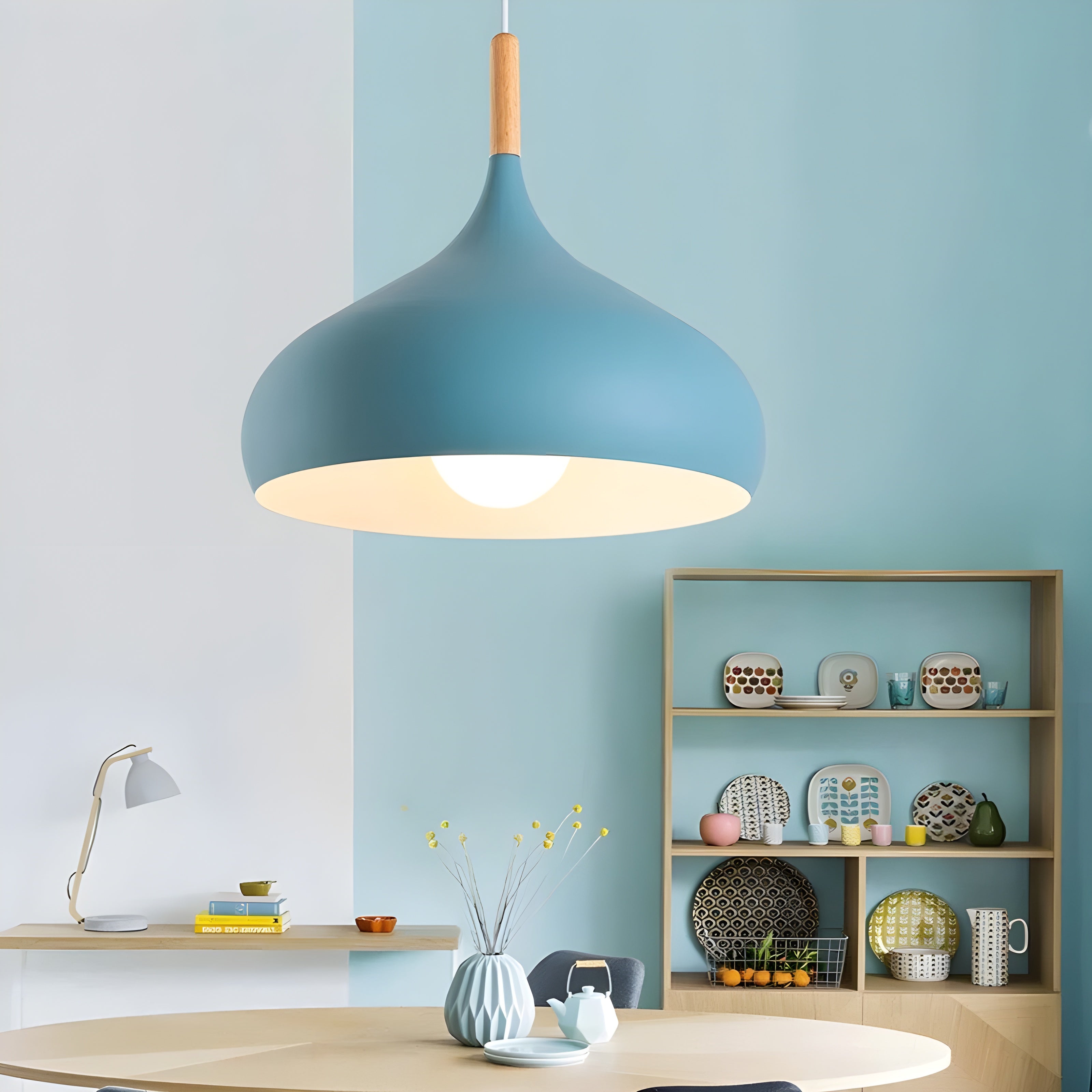 SalonAura Light – Scandinavische Paddenstoel Hanglamp