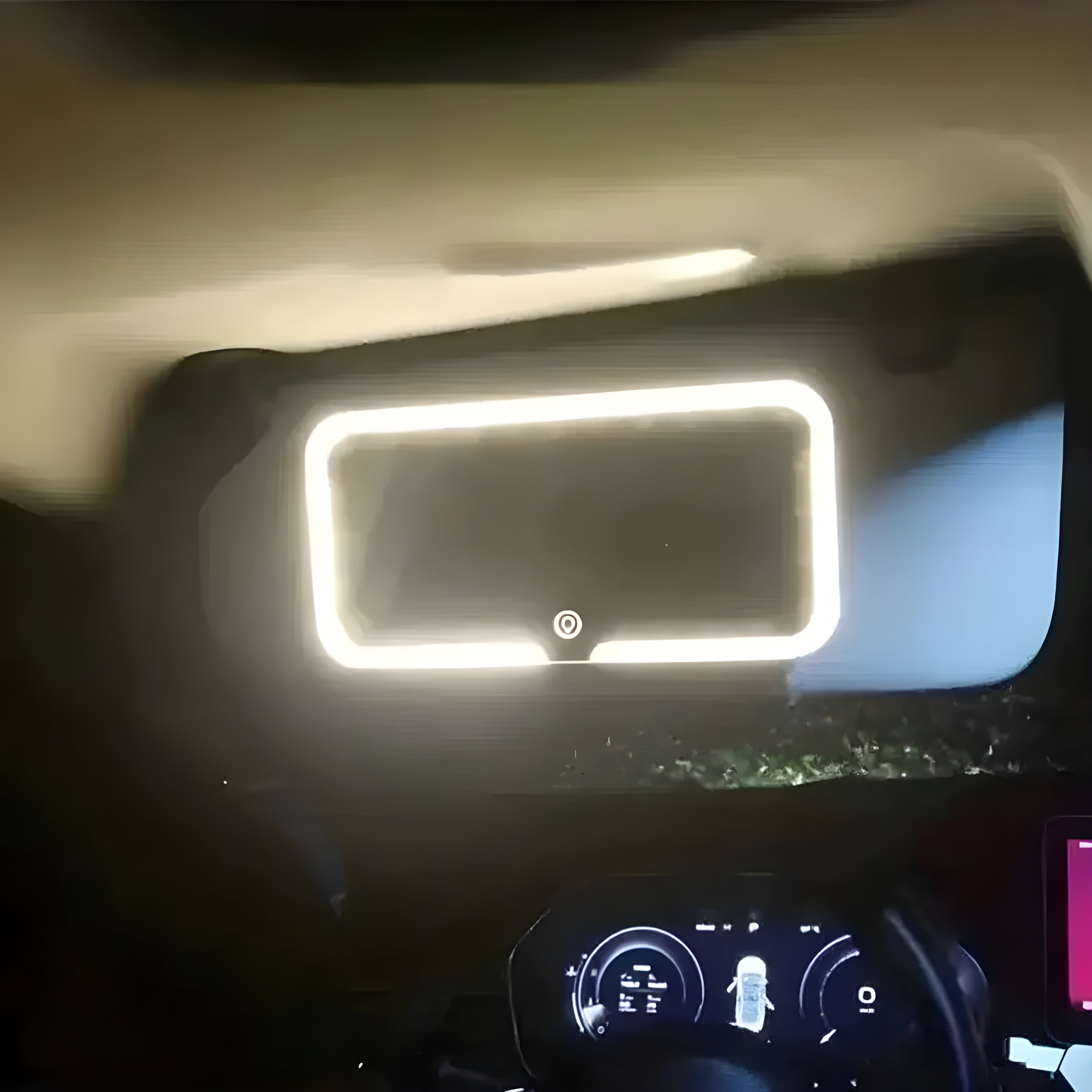 SunGlam Mirror - Verstelbare LED Zonneklep Make-up Spiegel voor Auto's