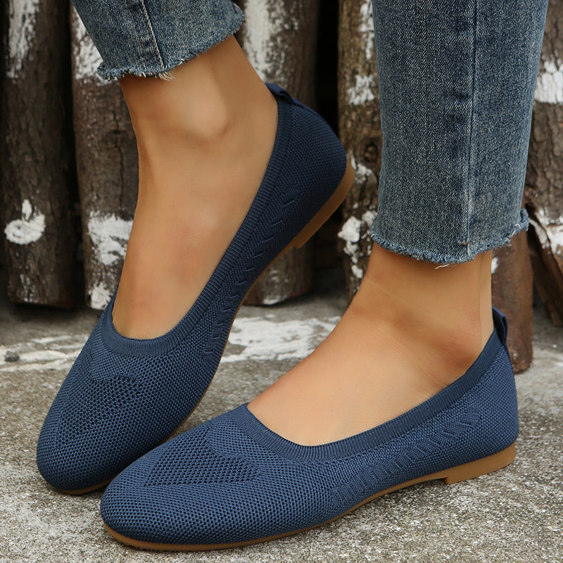 Apollonia Schuhe - Lässige orthopädische Slip-On-Schuhe mit rundem Zeh Elegare