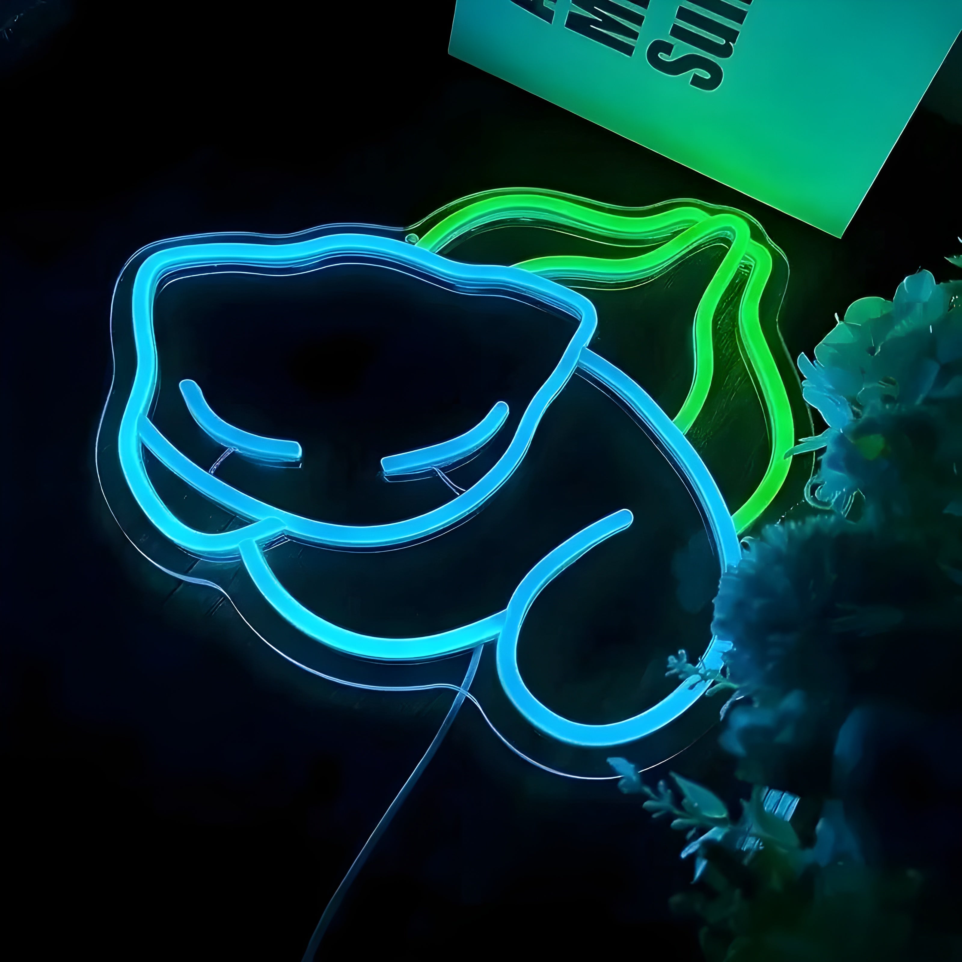 VibeGlow Light - Verstelbare, via USB gevoede Neon Wandlamp