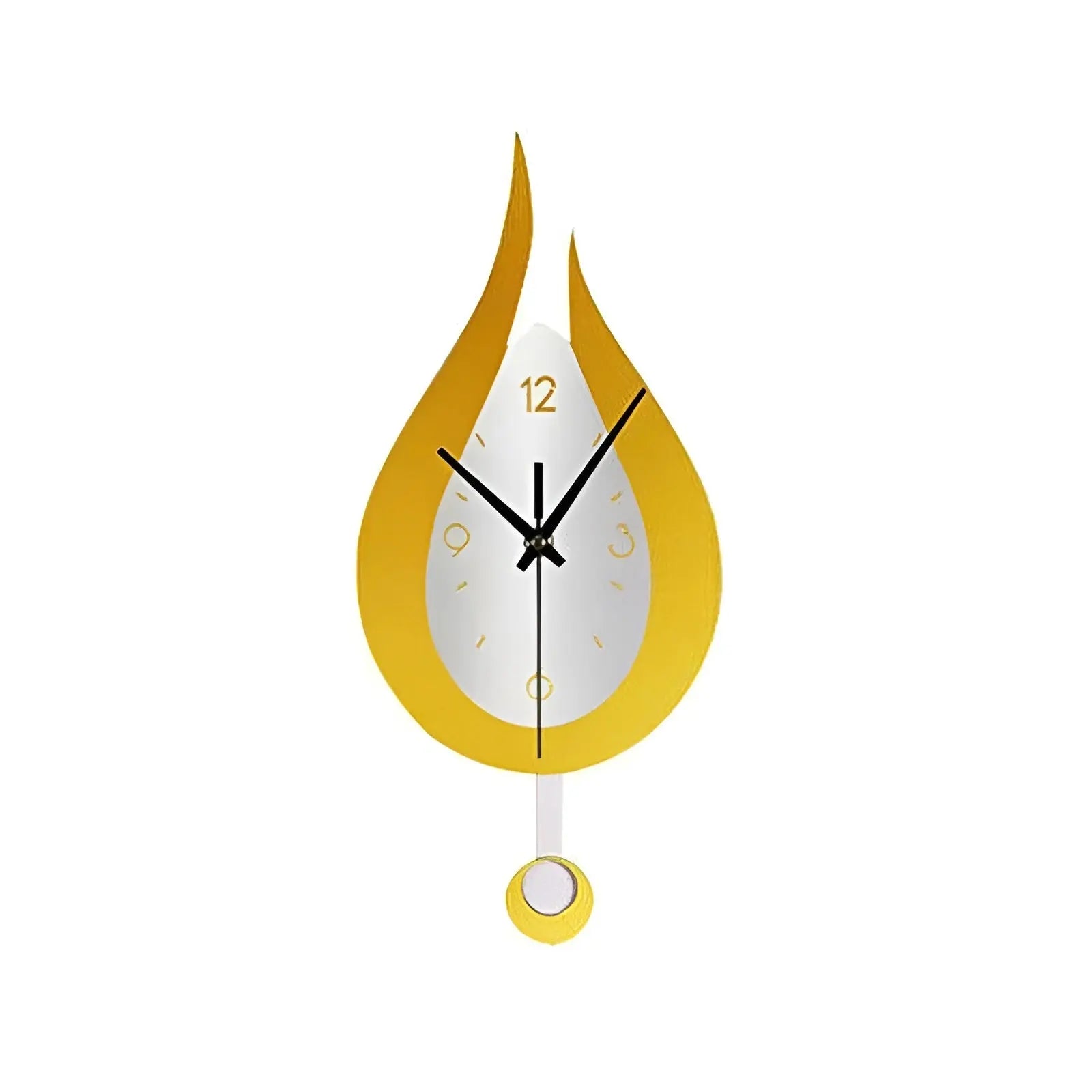 DropTime Clock - Moderne Tropfen-Acryl Pendel-Wanduhr für Ihr Zuhause Elegare