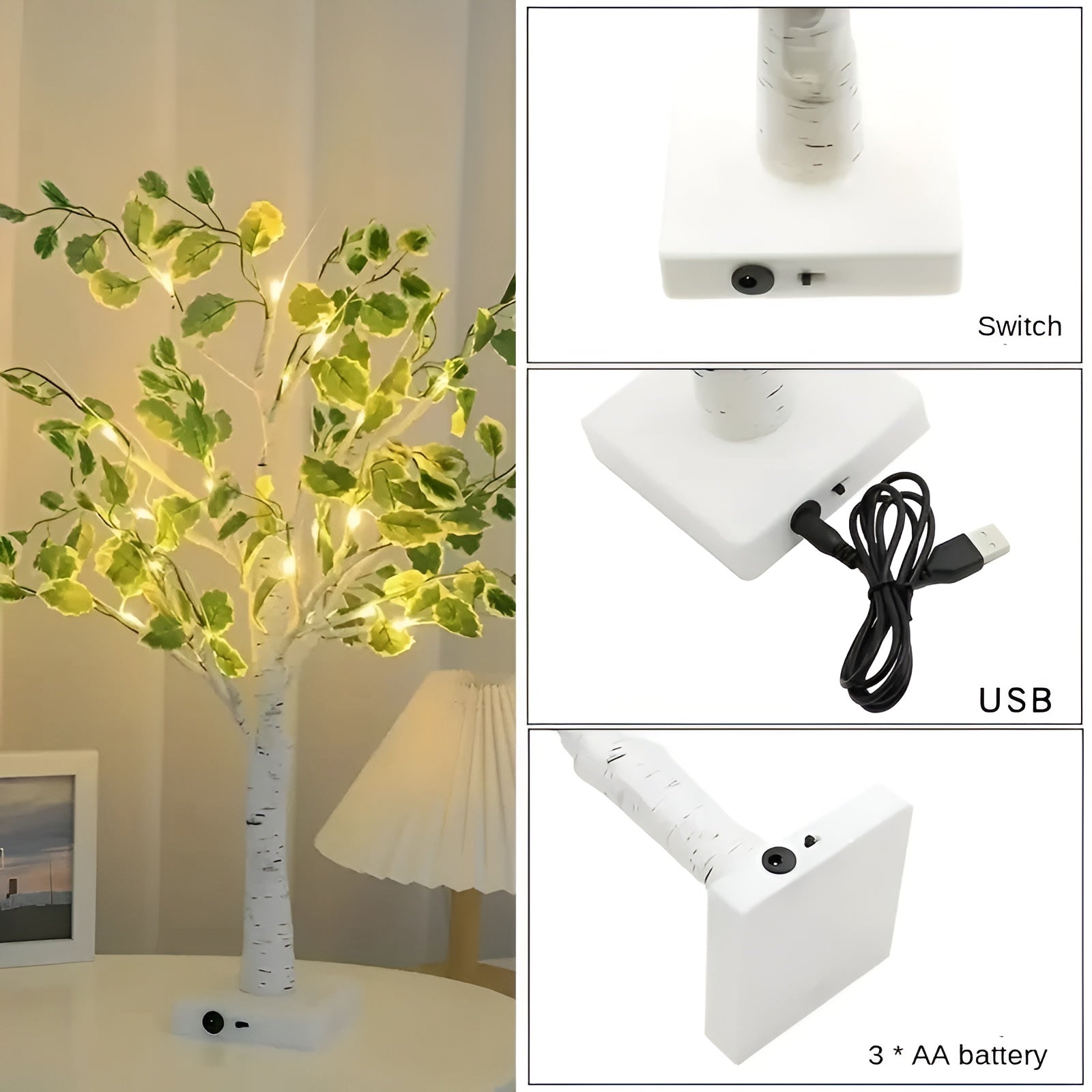 BrightTree Lamp - Lichtgevende LED-Boomverlichting voor in huis - Velari - VLP458